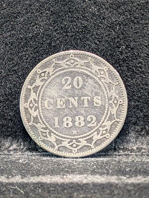 1882-H Newfoundland 20 Cents Coin Condition PLEASE NOTE Some coins may have a grade on the 