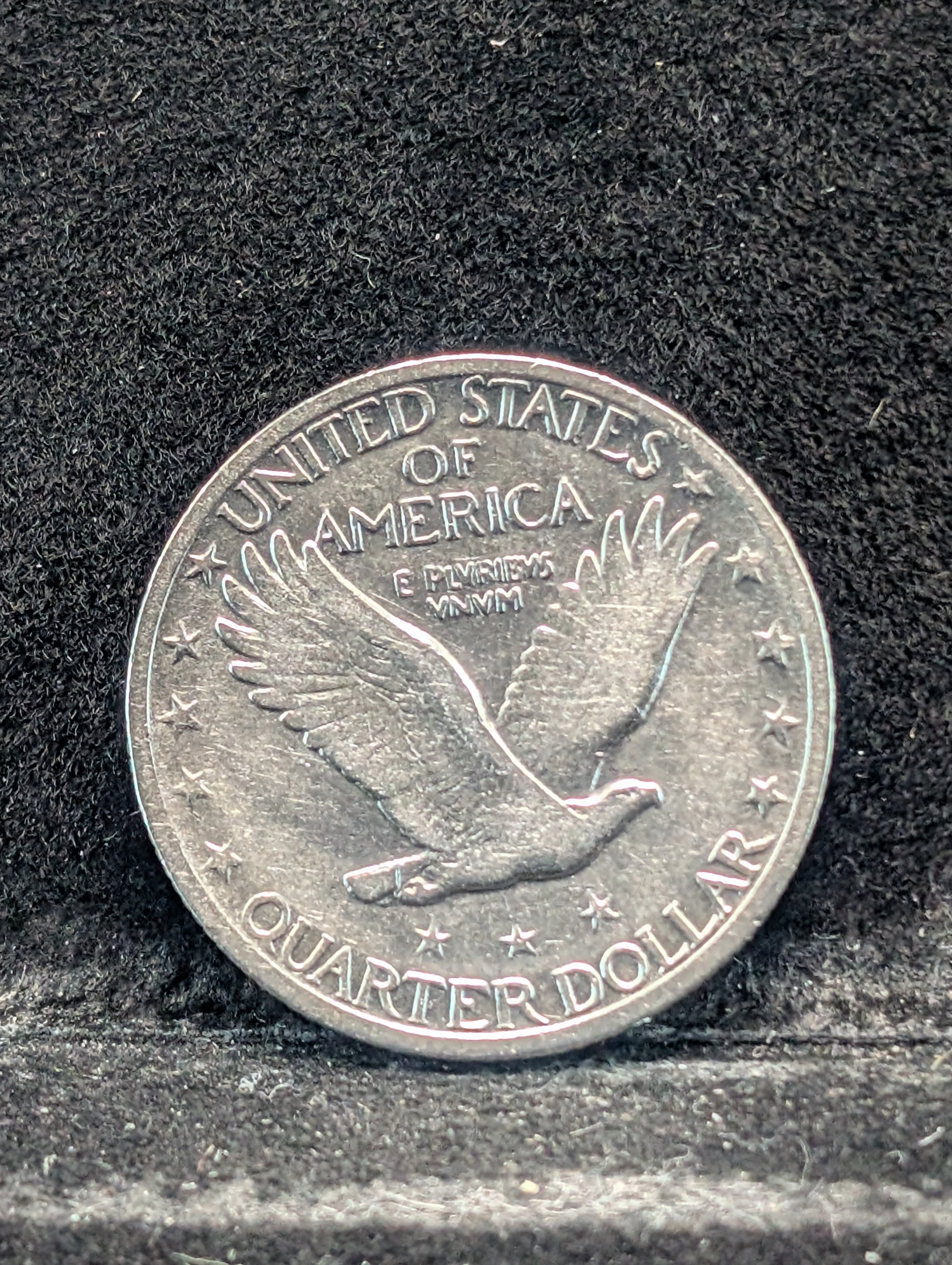 1924-P Standing Liberty Quarter, 90% Silver