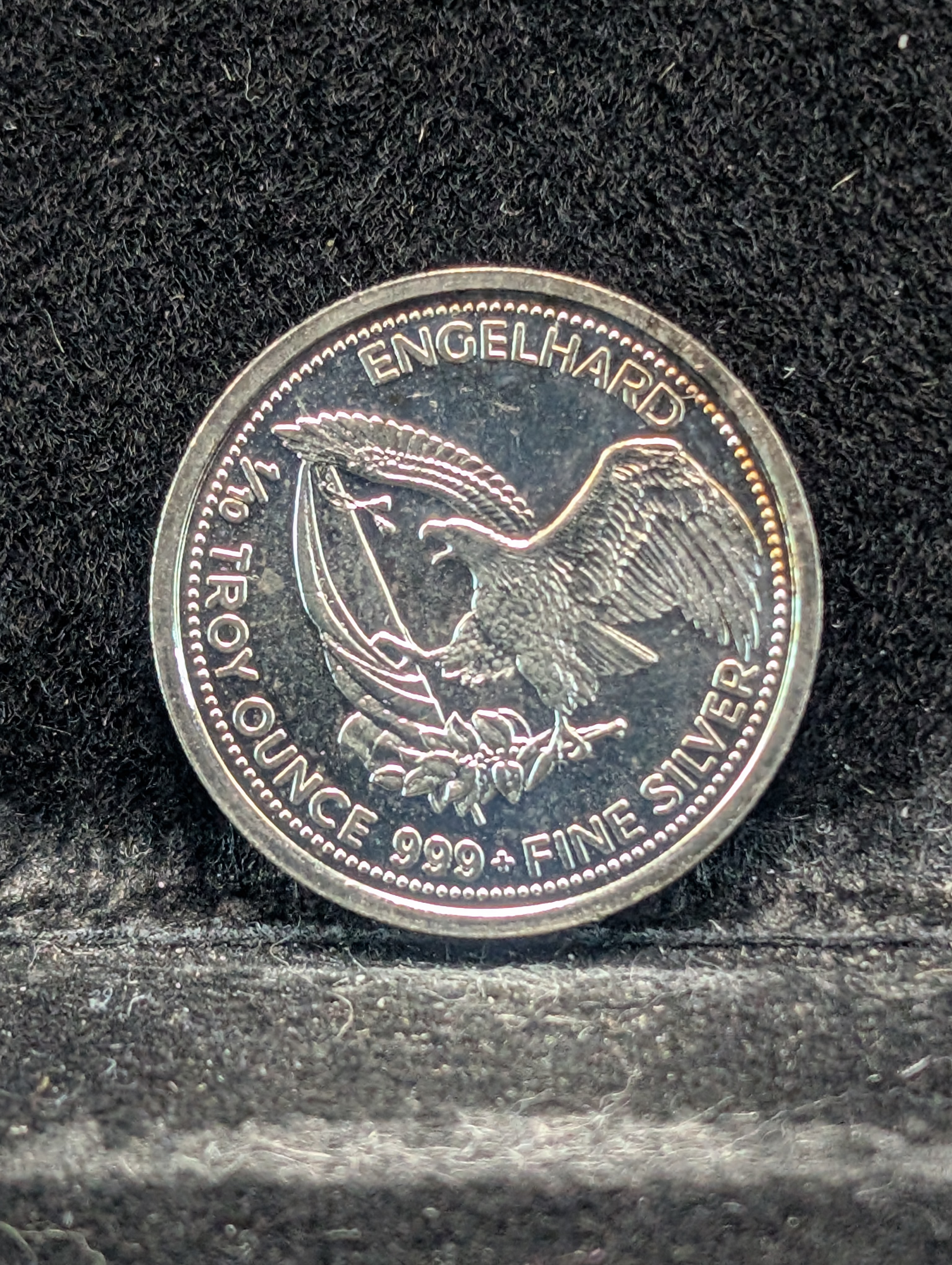 1985 Silver Round, 1/10 Troy Ounce, .999 Fine Silver