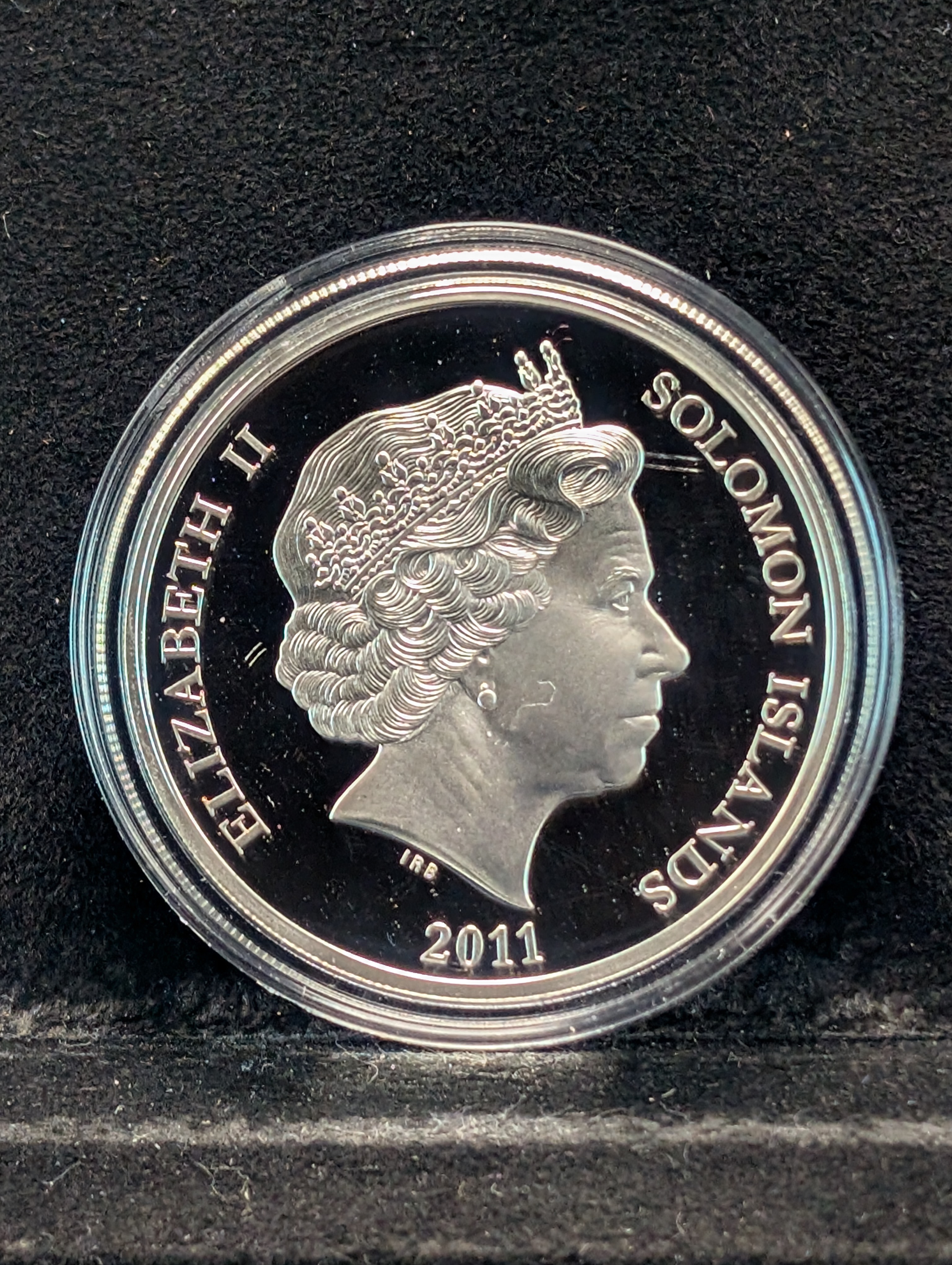 2011 Solomon Islands Marine Life, Dugong, Ten Dollars Coin, 20 grams of .925 Sterling Silver