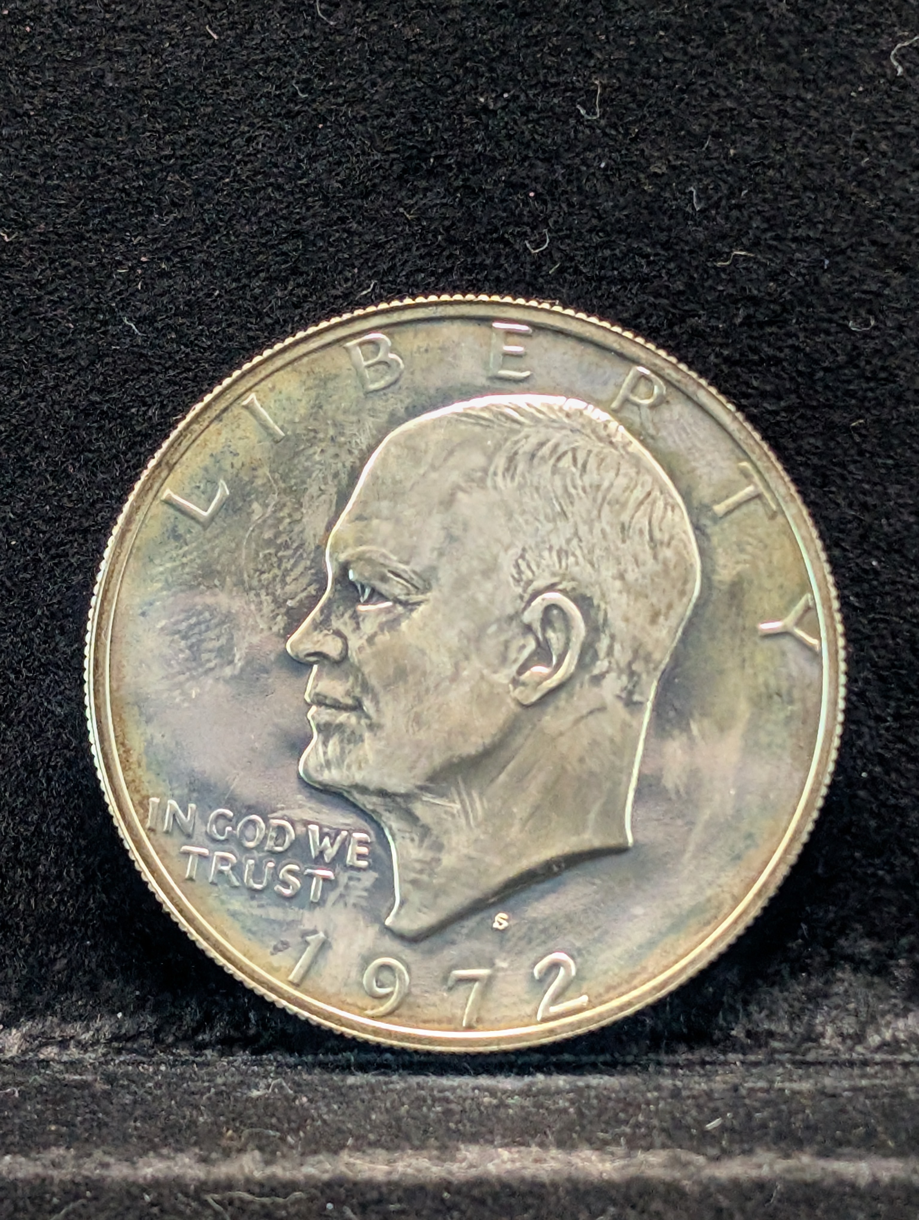 1972-S Eisenhower One Dollar, 40% Silver Proof
