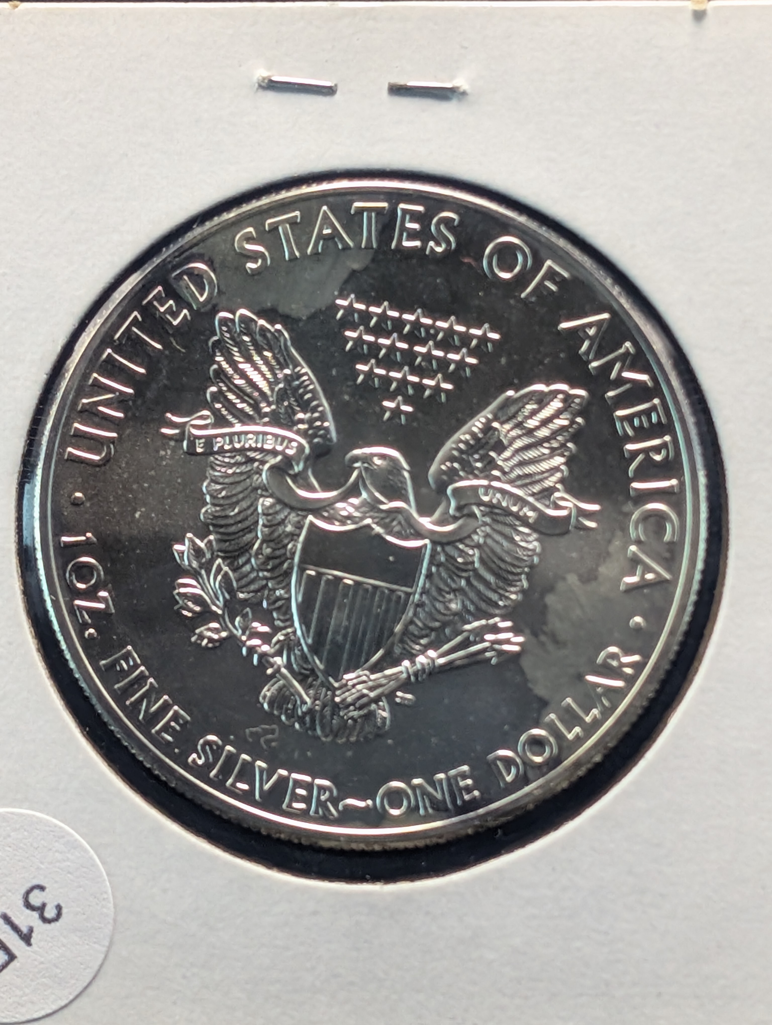 2012 American Silver Eagle, One Troy Ounce, .999 Fine Silver