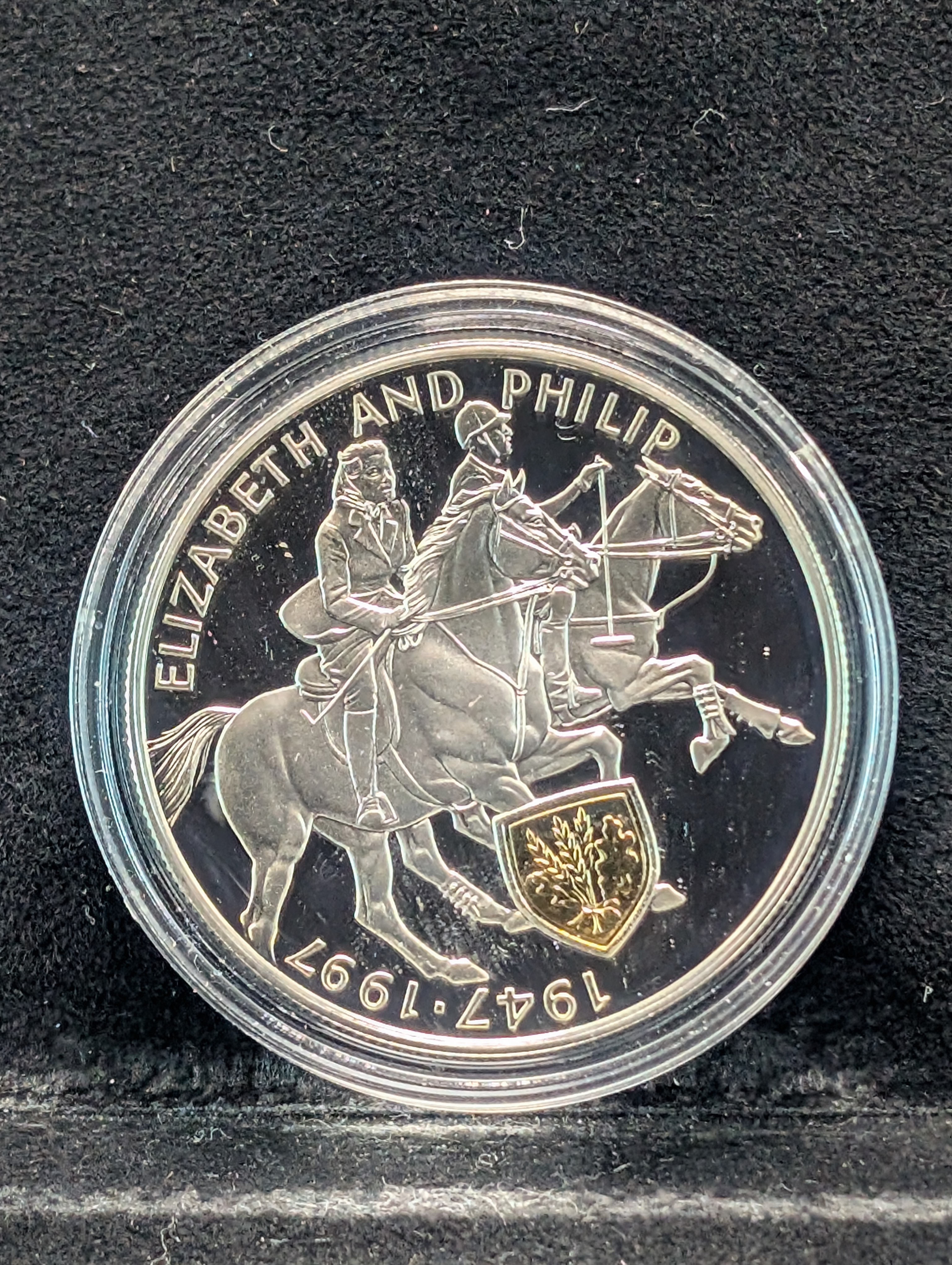1997 Bank of Uganda 2000 Shillings Coin, 92.5% Silver, 28.28 g, Only 30,000 Minted