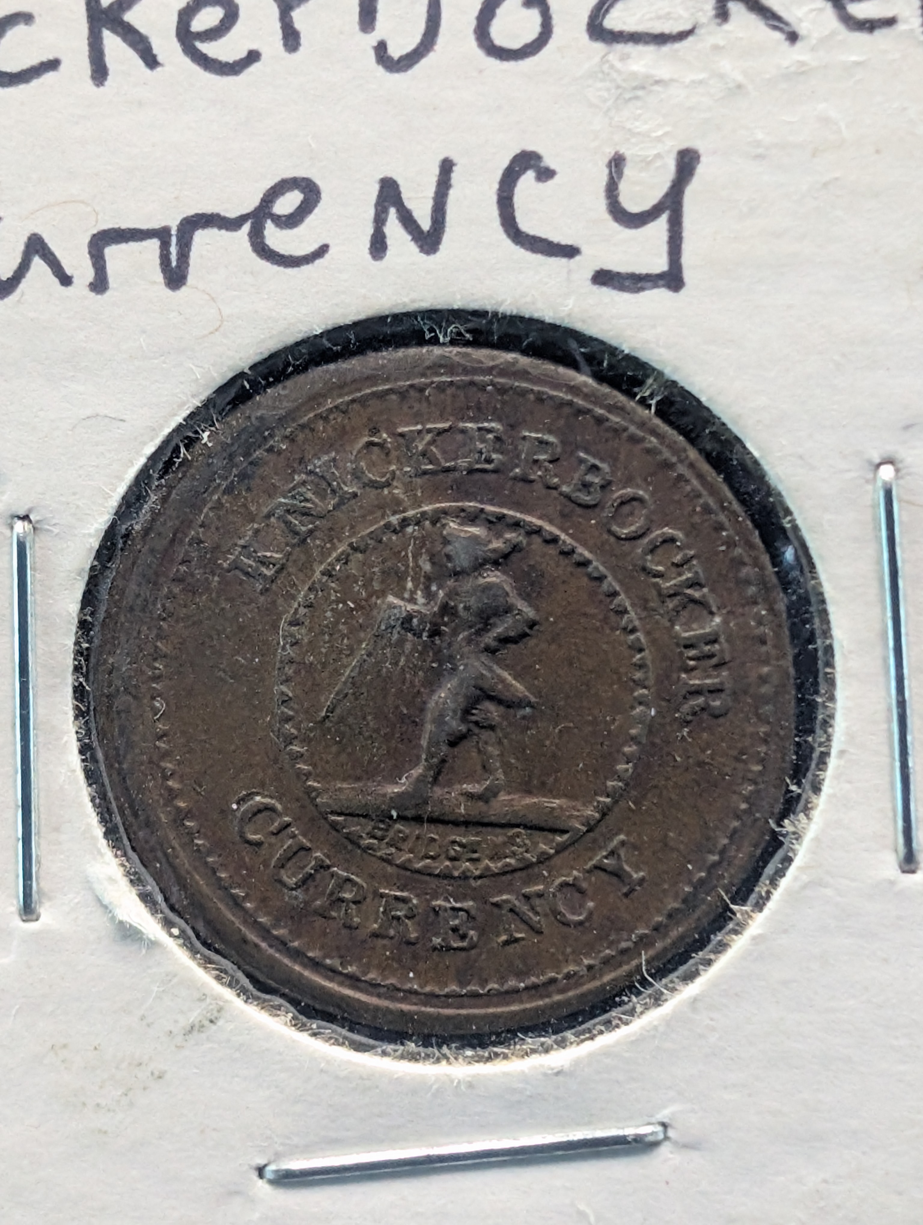 Knickerbocker Currency I.O.U. One Cent