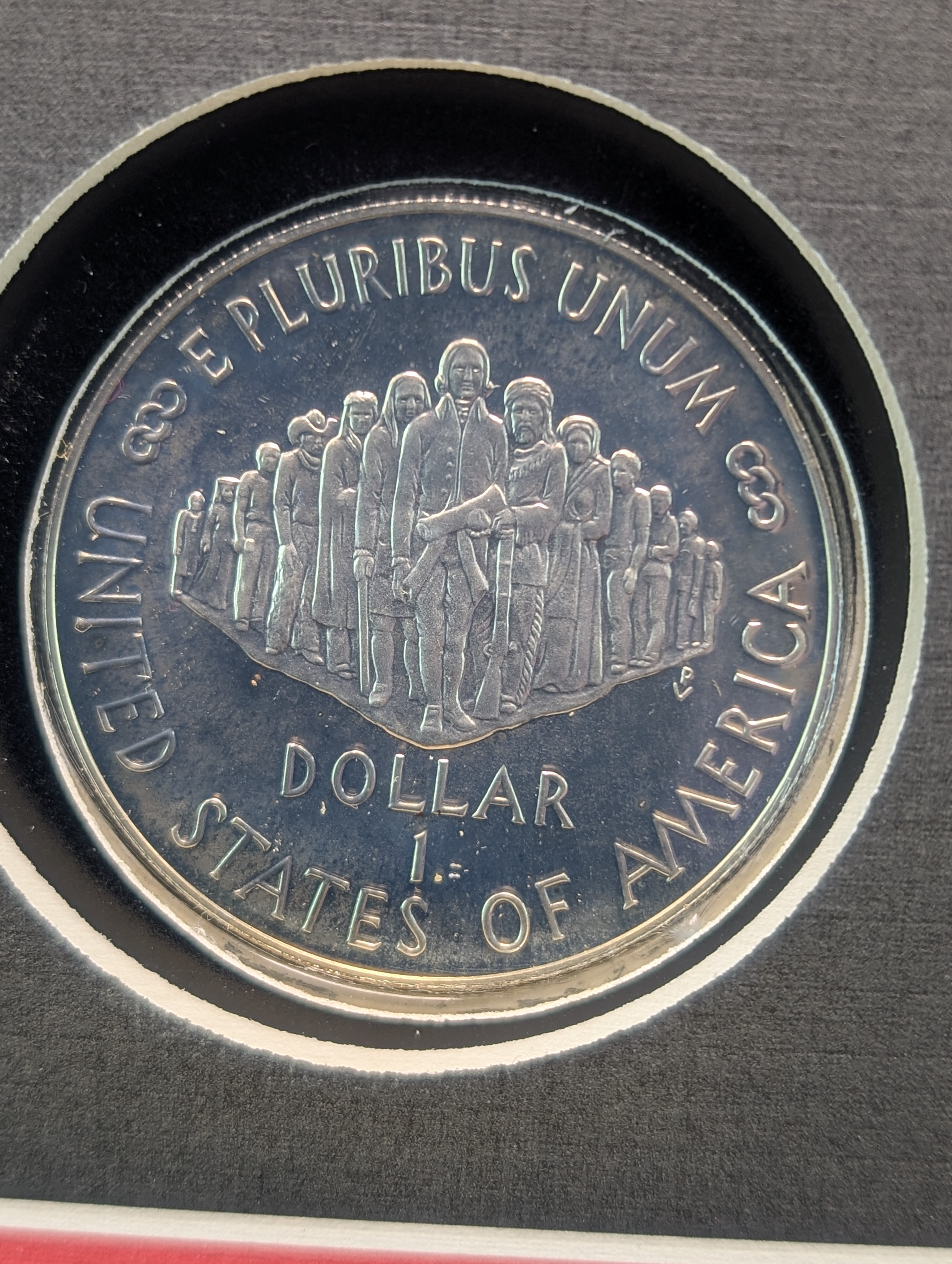 1987-S The Cornerstones of Freedom, Proof Silver Dollar First Day Cover