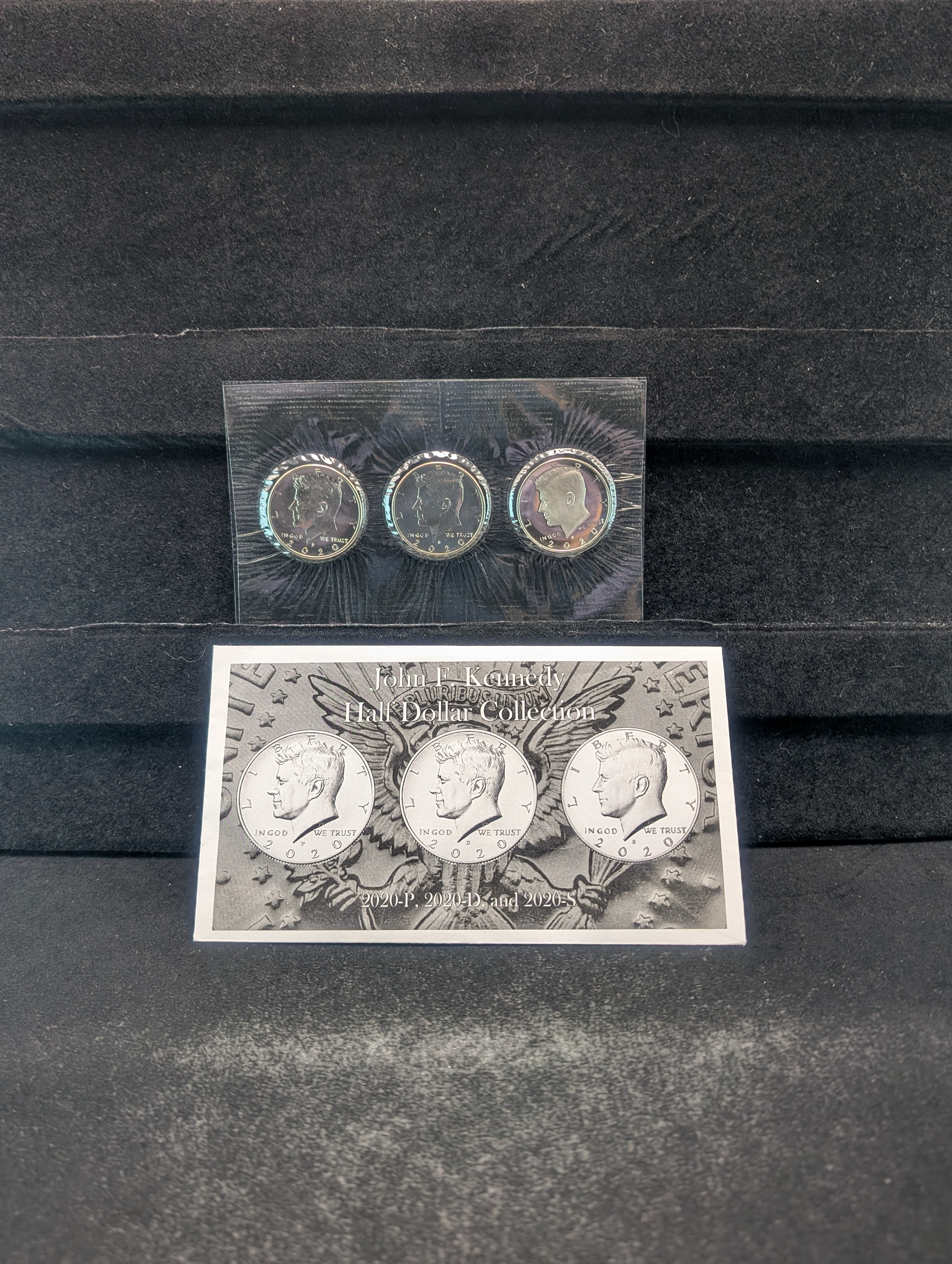2020-P, 2020-D, & 2020-S Kennedy Half Dollar Collection In OGP
