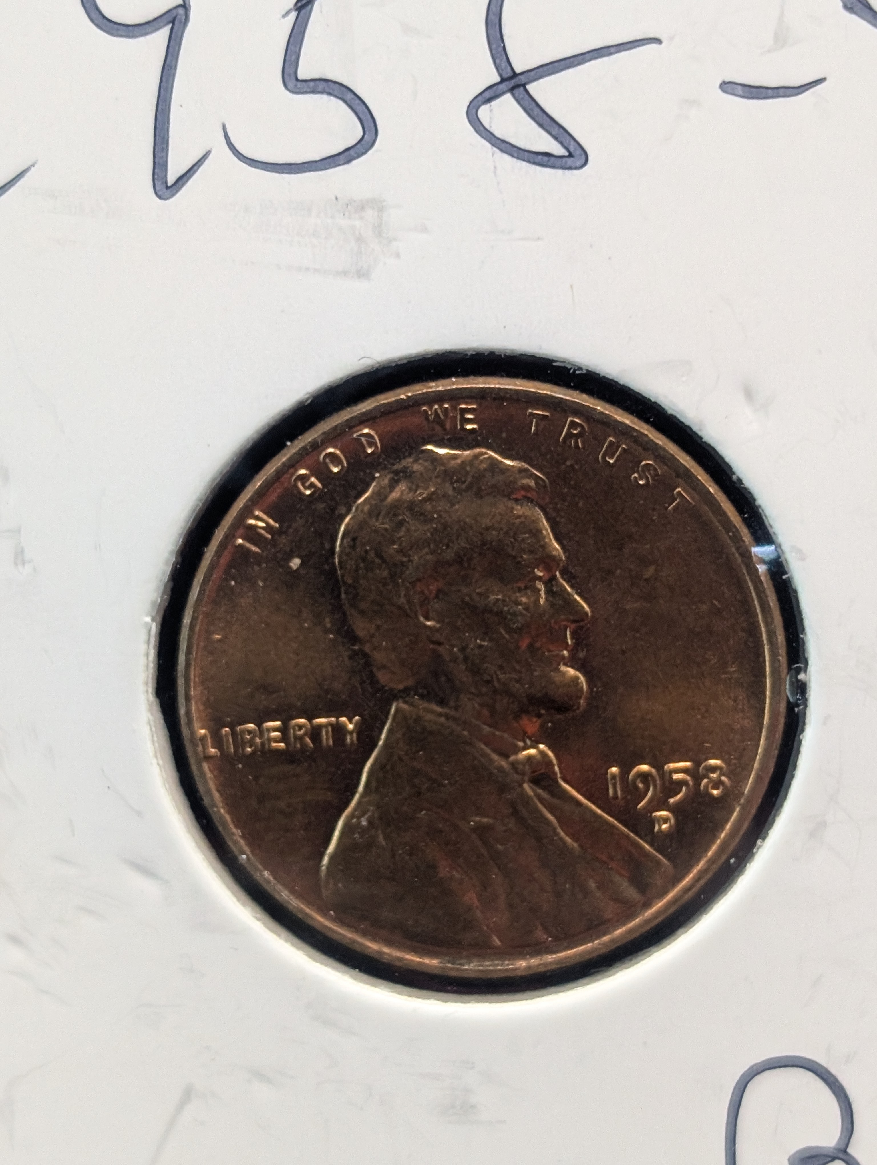 1957-D & 1958-D Lincoln Wheat Cents