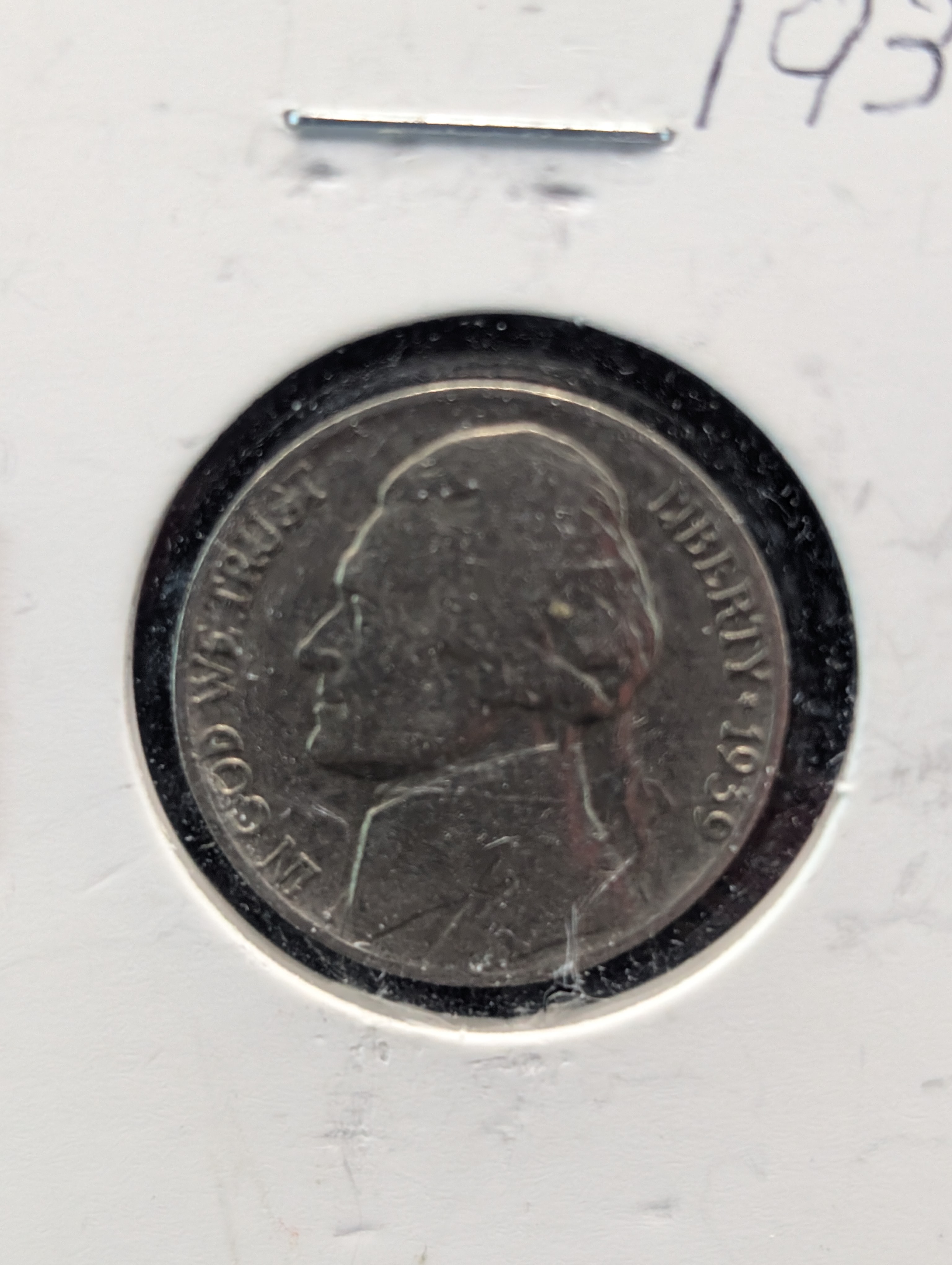 1924-P Indian Head Buffalo Nickel & 1939-P Jefferson Nickel