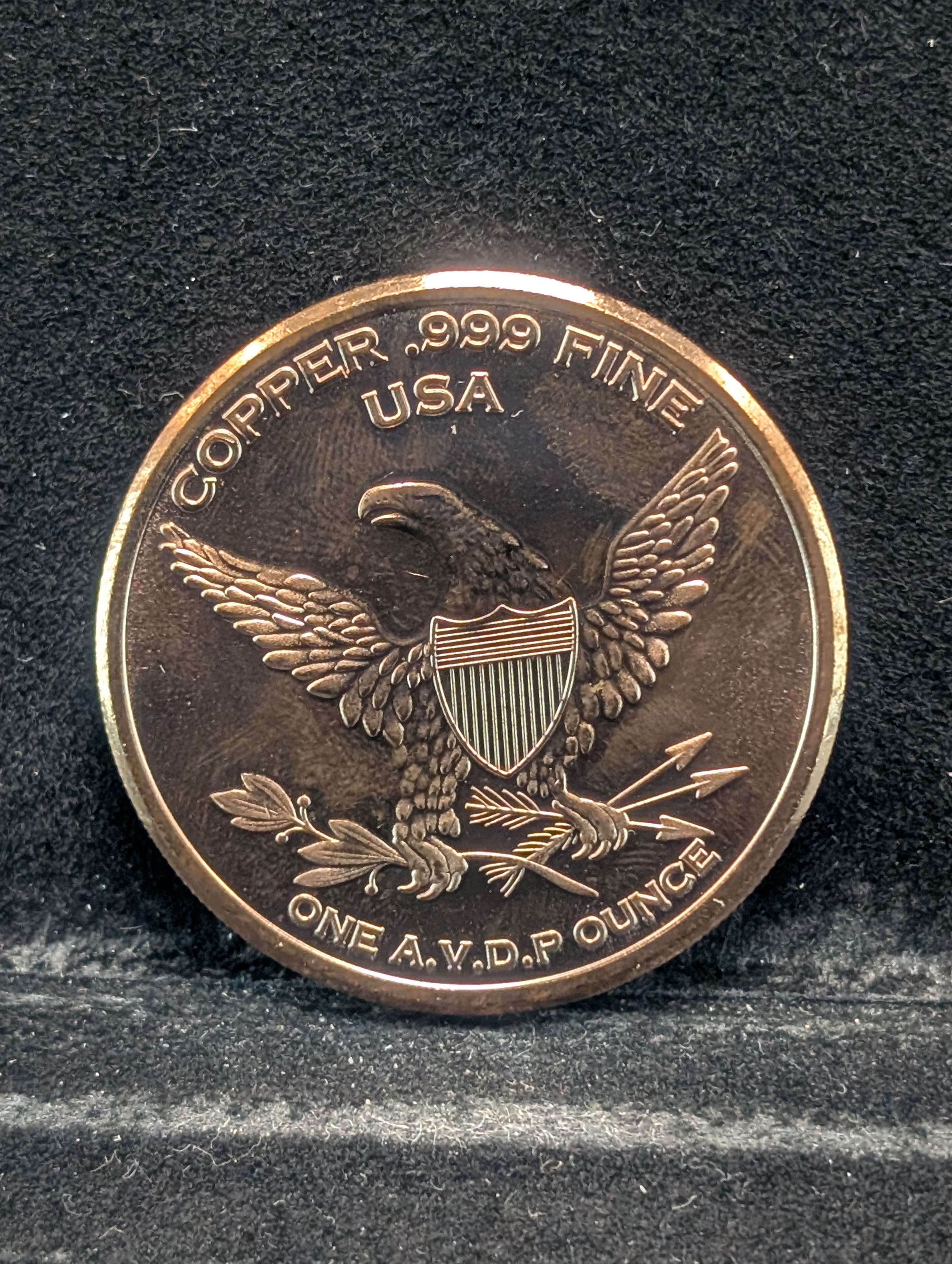 Legendary Dragons .999 Fine Copper One Troy Ounce Round