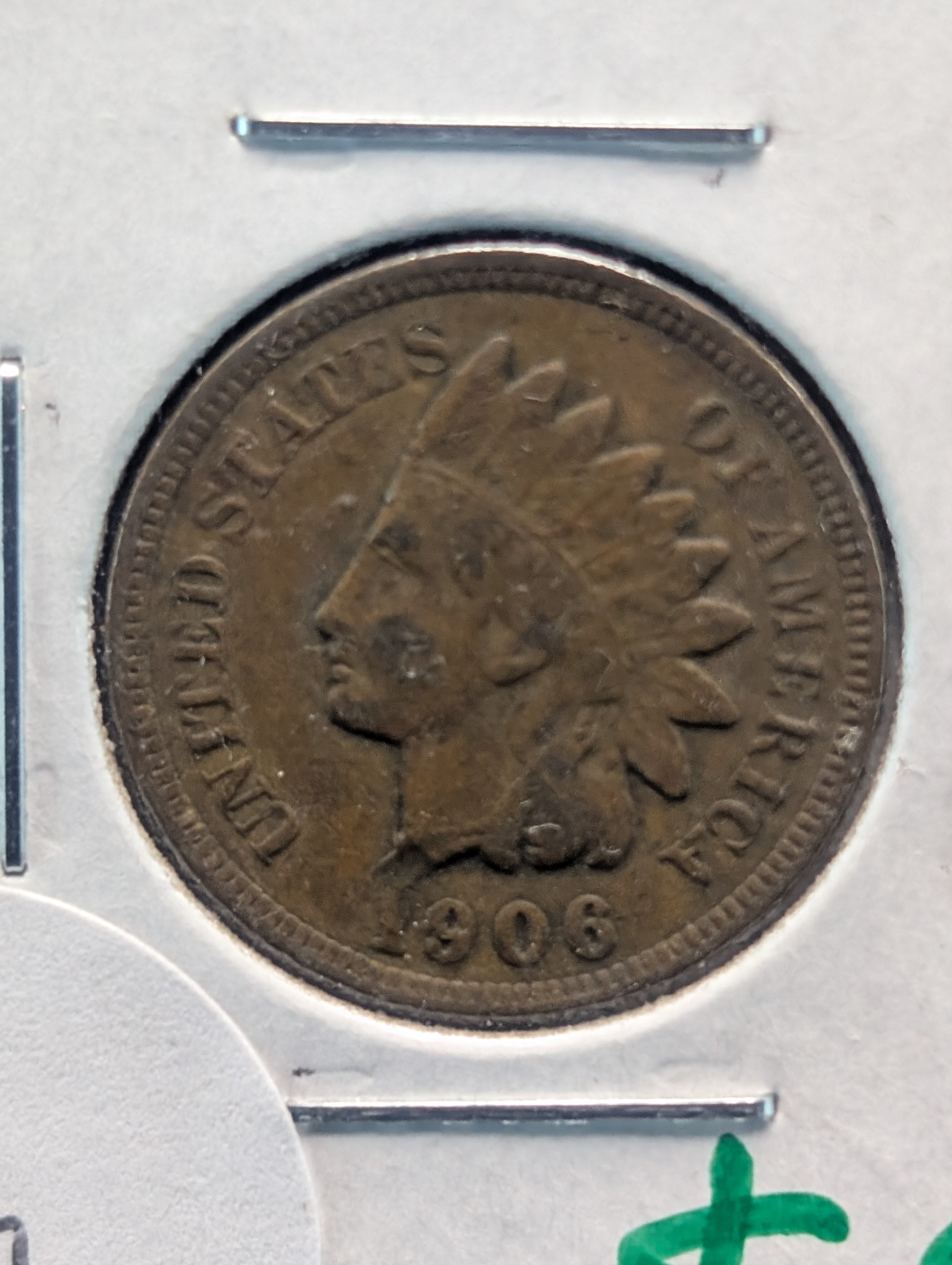 1906 Indian Head Cent W/ Full Liberty & 1943-S Lincoln Steel Wheat Cent