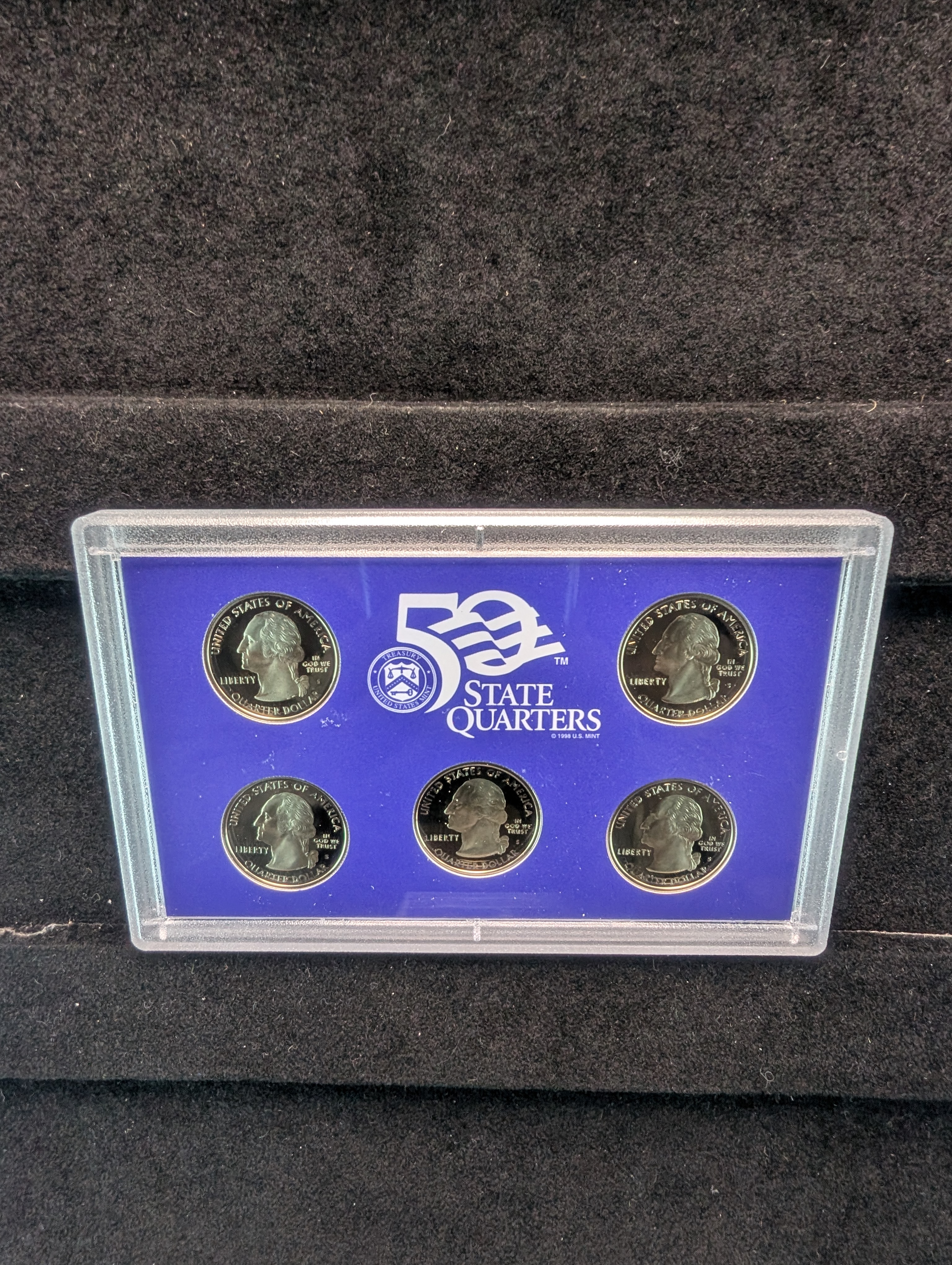 2008-S US Mint Proof Set. OGP/COA - 14 Coin Set; Orig. Coinage, 50 State Quarters, Presidential Dollars