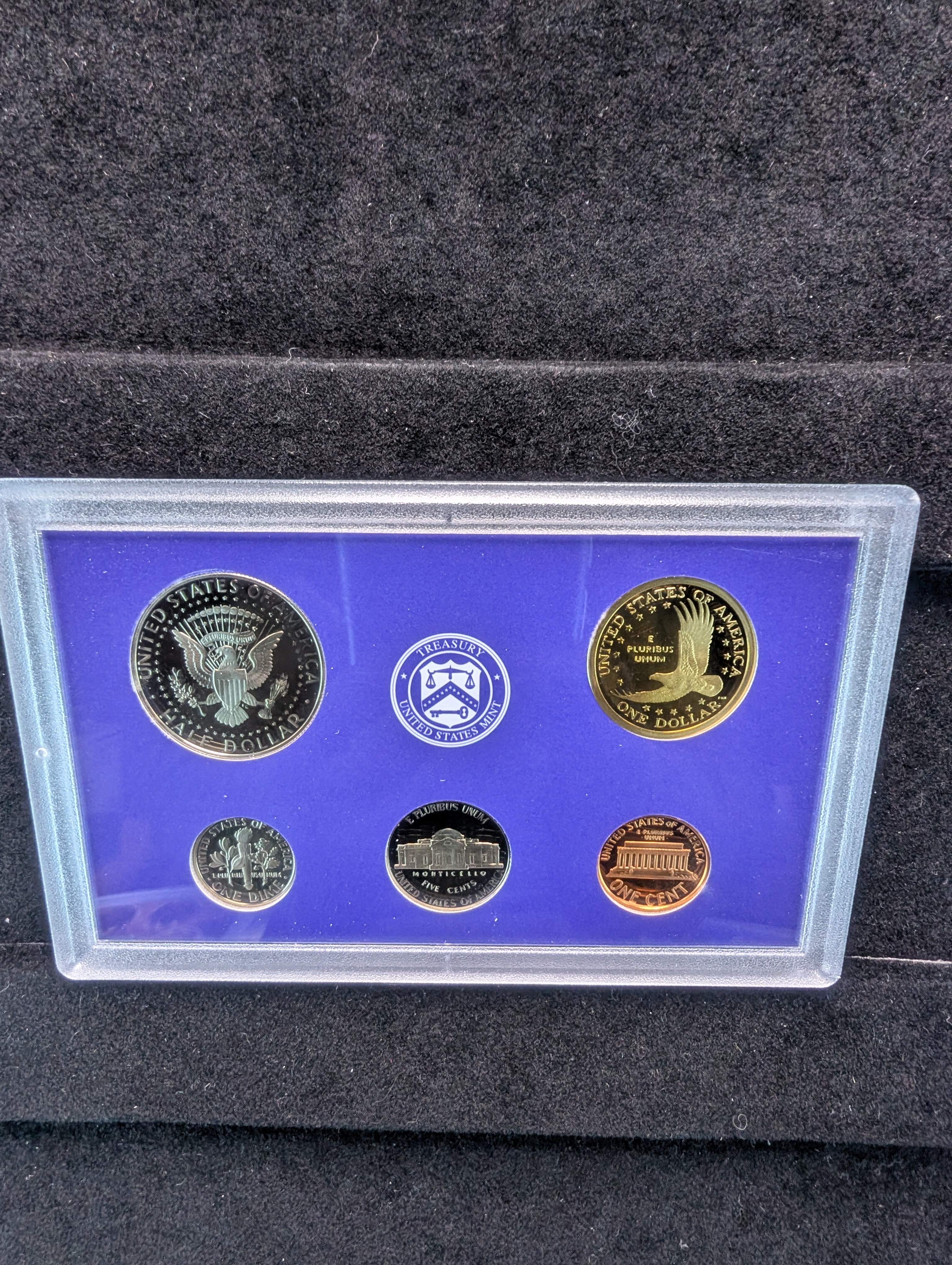 2008-S US Mint Proof Set. OGP/COA - 14 Coin Set; Orig. Coinage, 50 State Quarters, Presidential Dollars