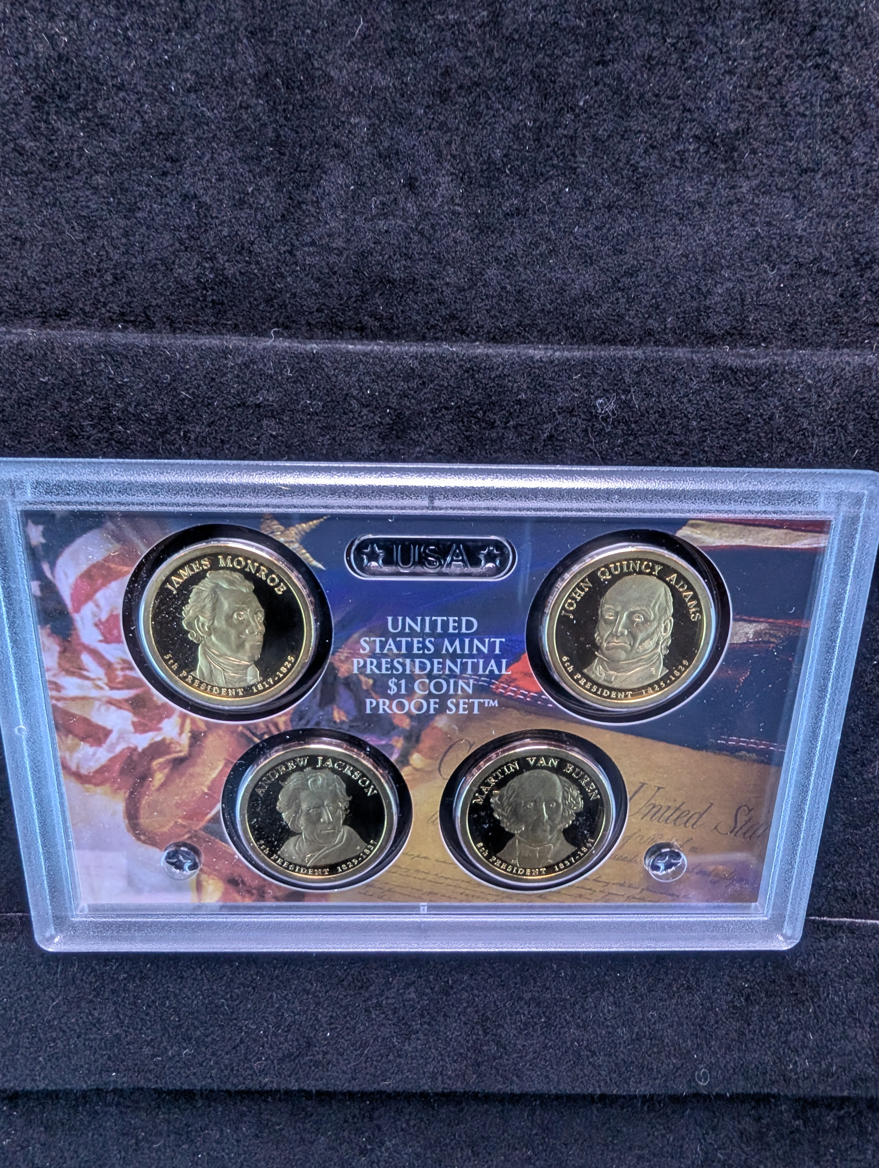 2008-S US Mint Proof Set. OGP/COA - 14 Coin Set; Orig. Coinage, 50 State Quarters, Presidential Dollars