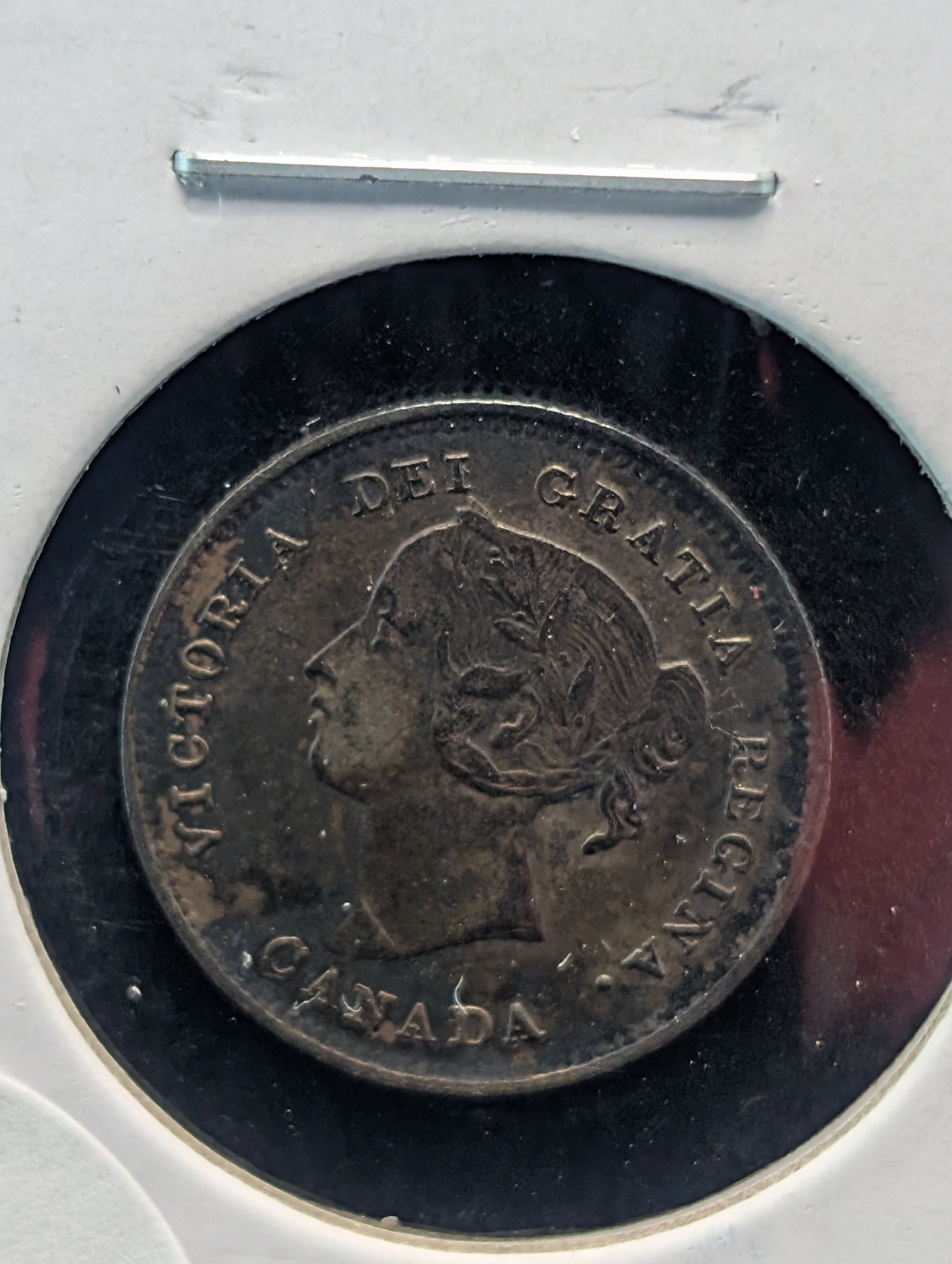 1891 Canada 5c. 92.5% Silver