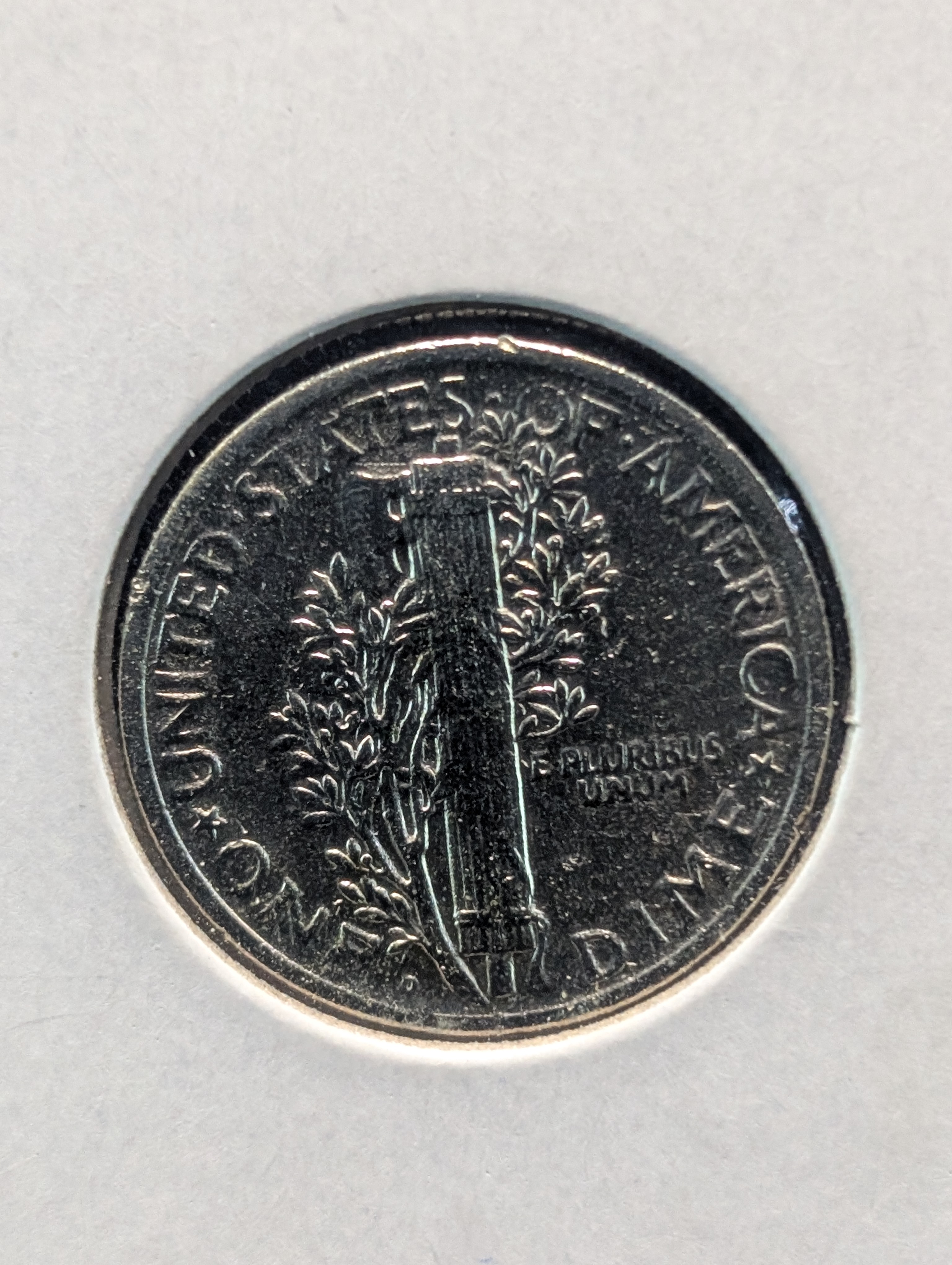 1925-D Mercury 90% Silver Dime