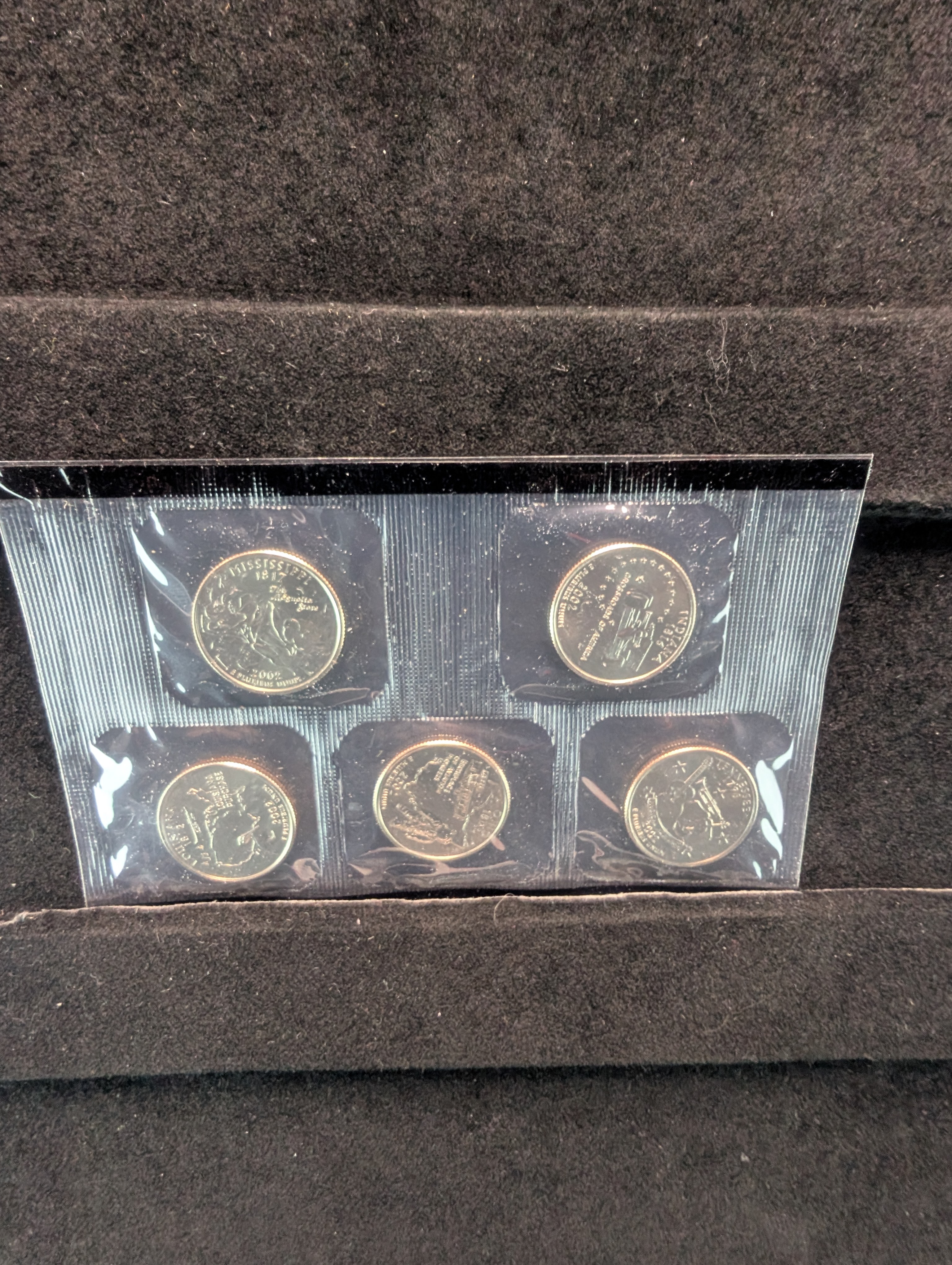 2002-D US Mint Uncirculated Denver Mint Coin Set. OGP - 10 Coin Set