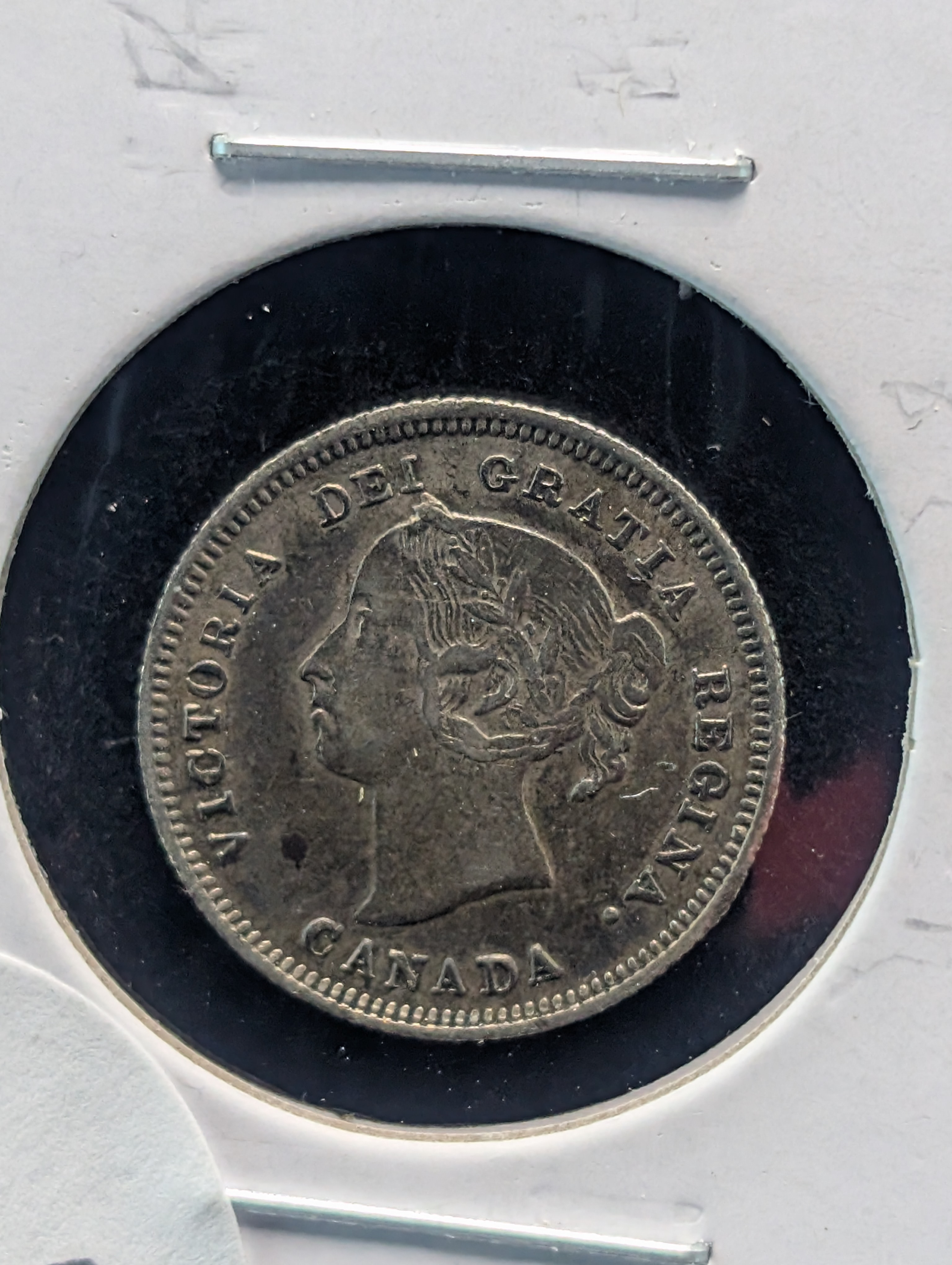 1890H Canada 5c. 92.5% Silver