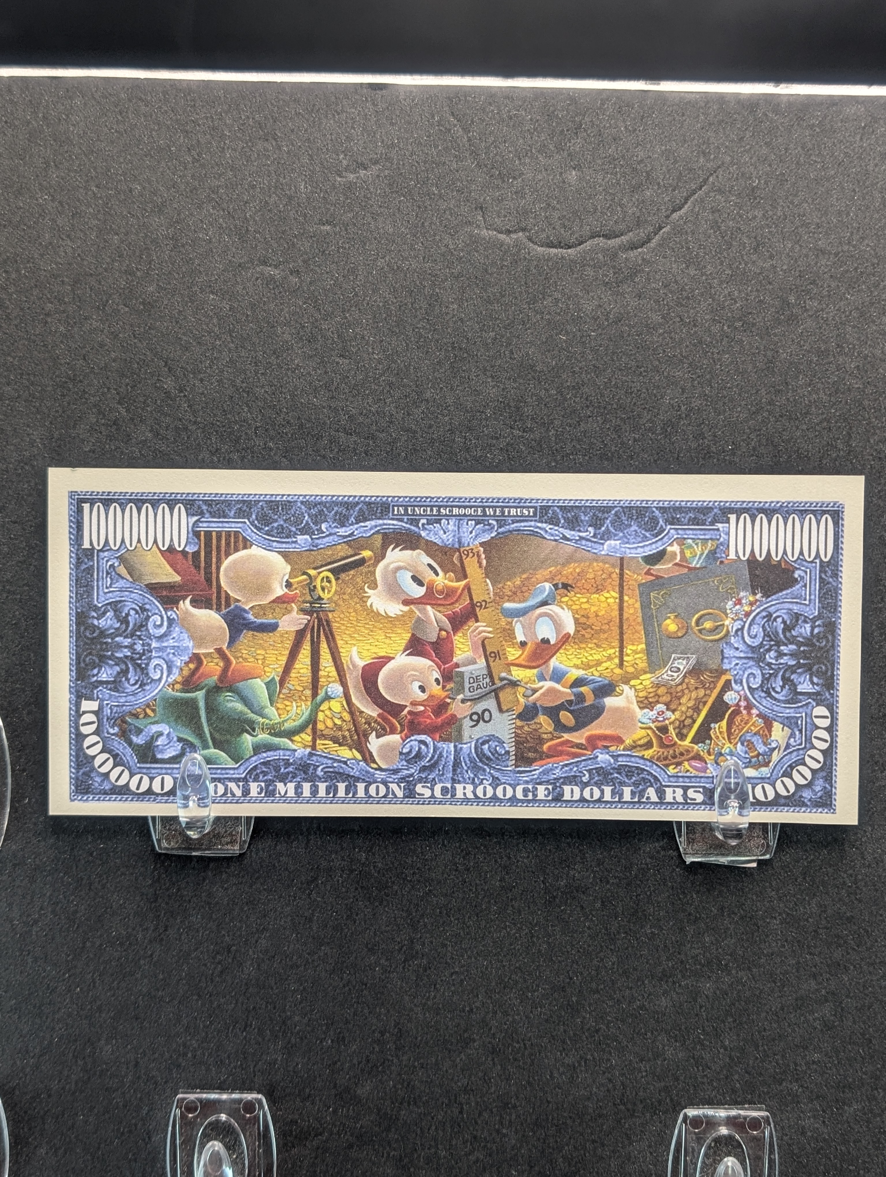 Disney Uncle Scrooge 1 Million Dollar Novelty Note