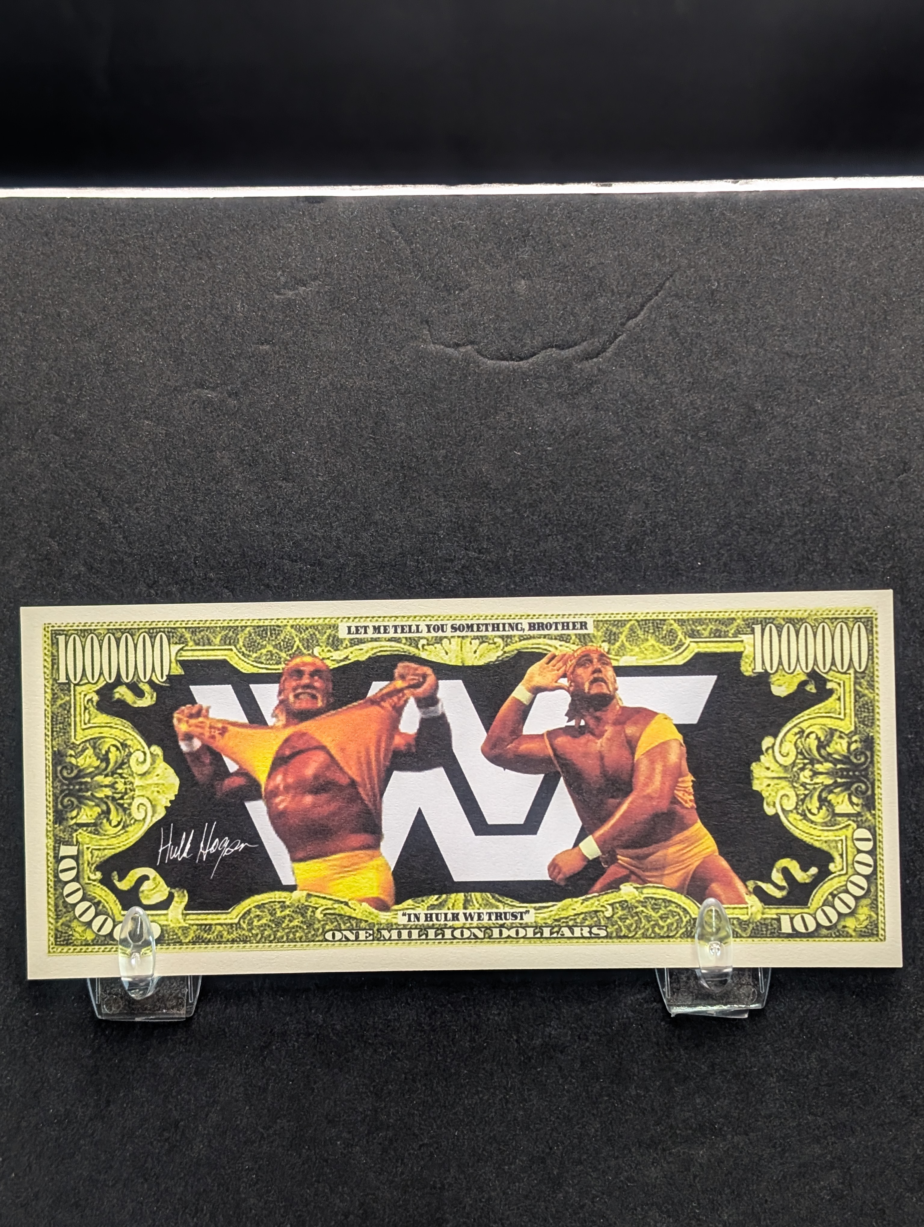 In Memory of Hulk Hogan 1 Million Dollar Novelty Note