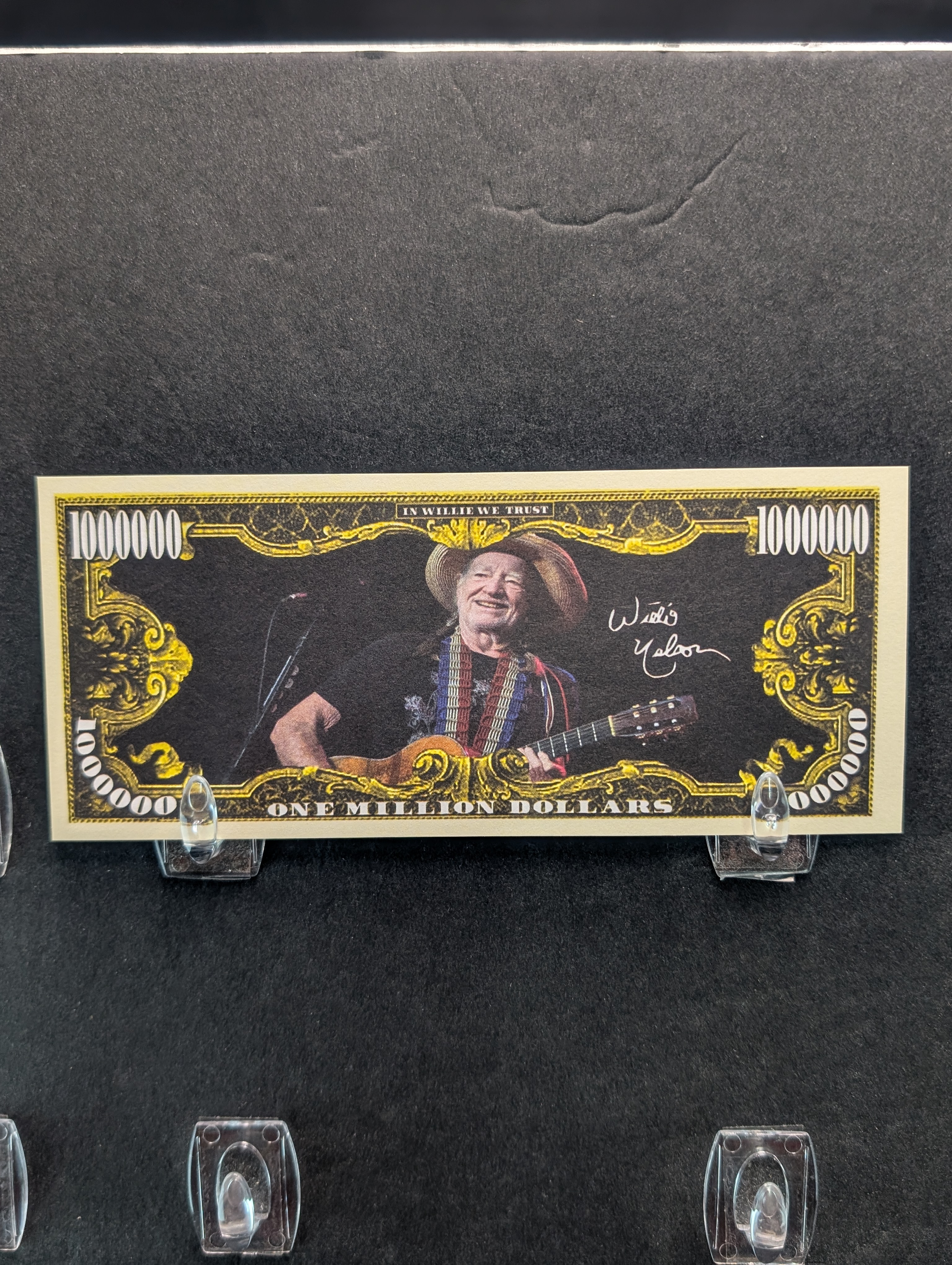 Willie Nelson 1 Million Dollar Novelty Note