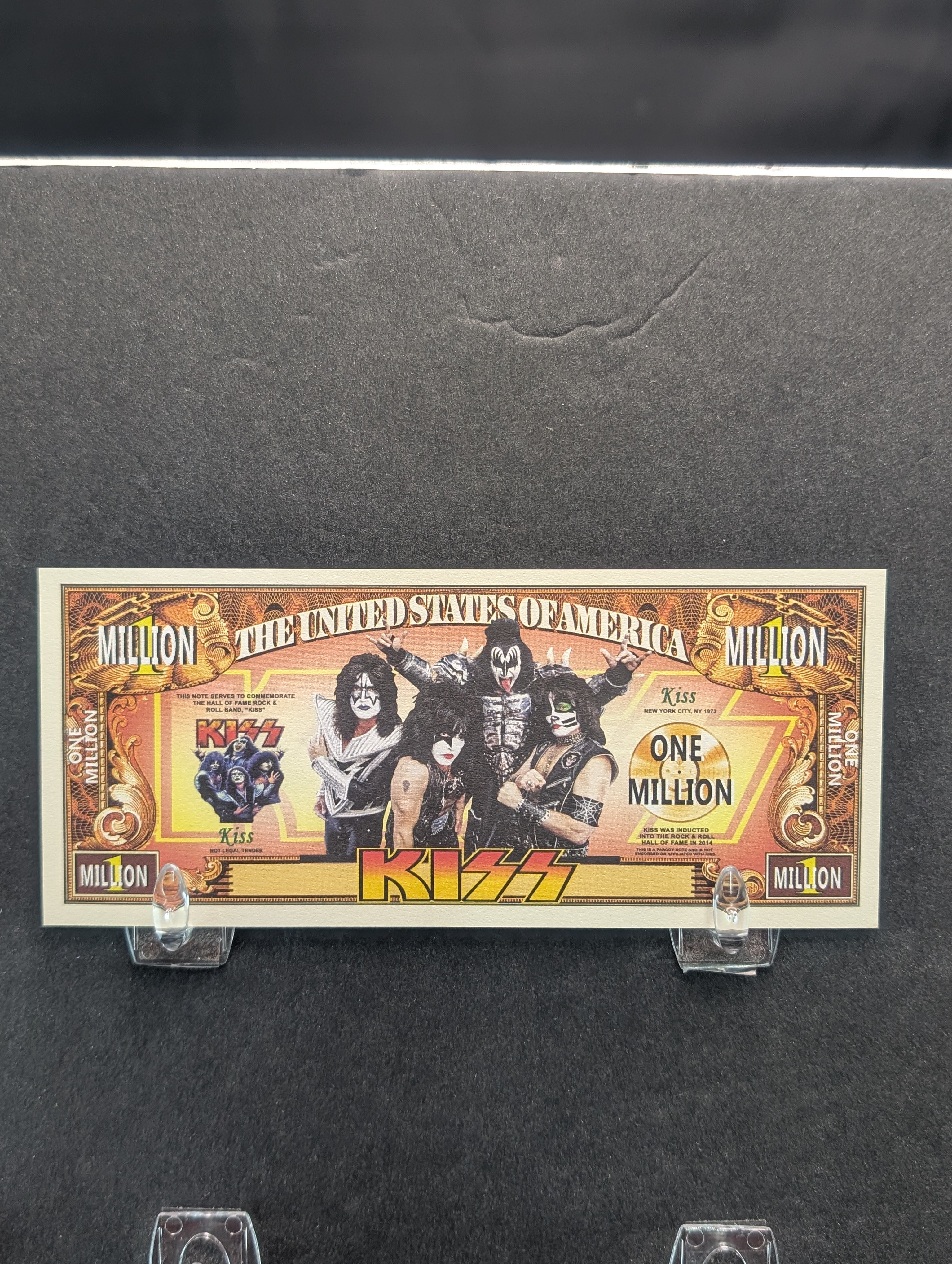 KISS 1 Million Dollar Novelty Note