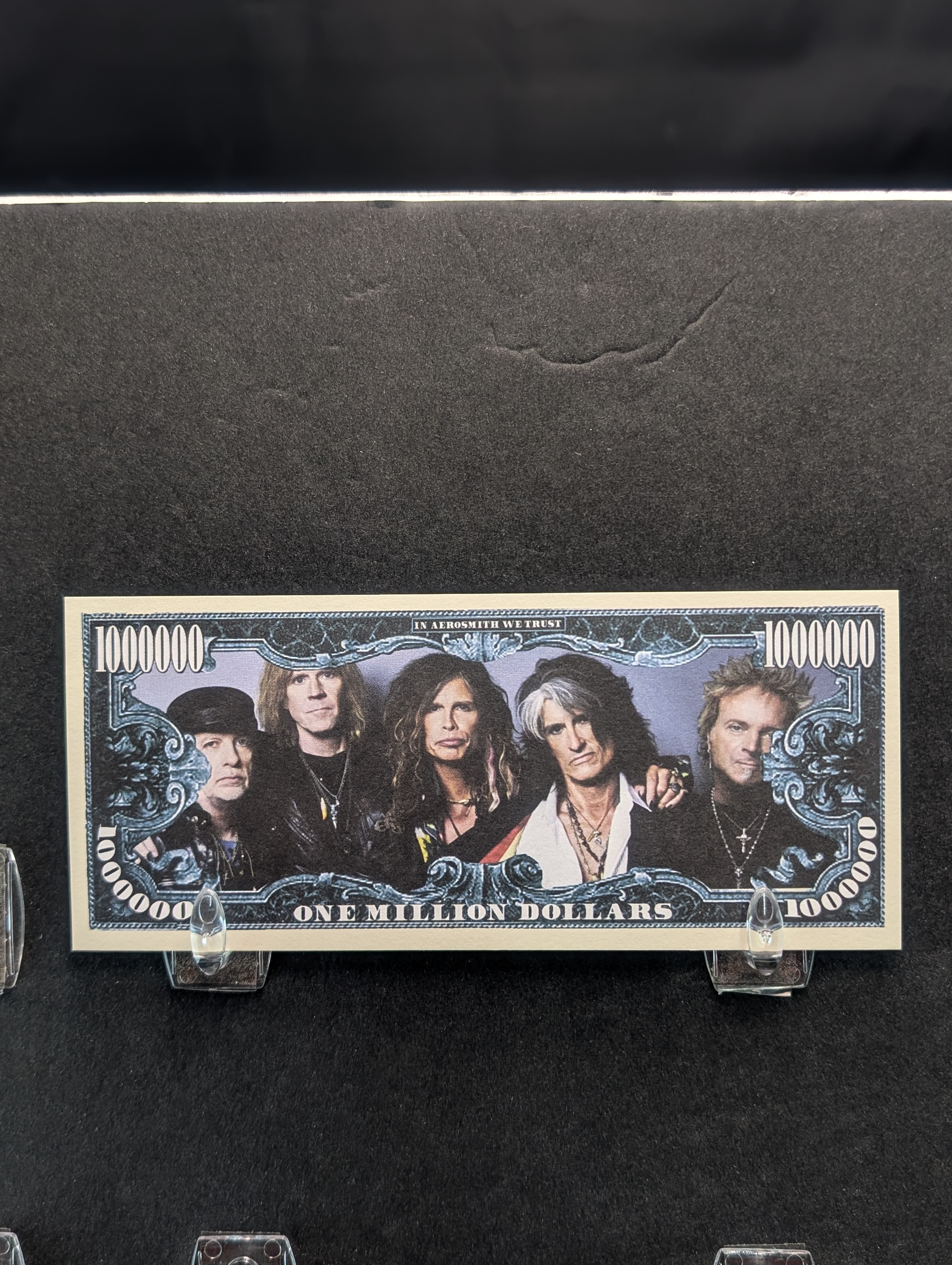 Aerosmith 1 Million Dollar Novelty Note