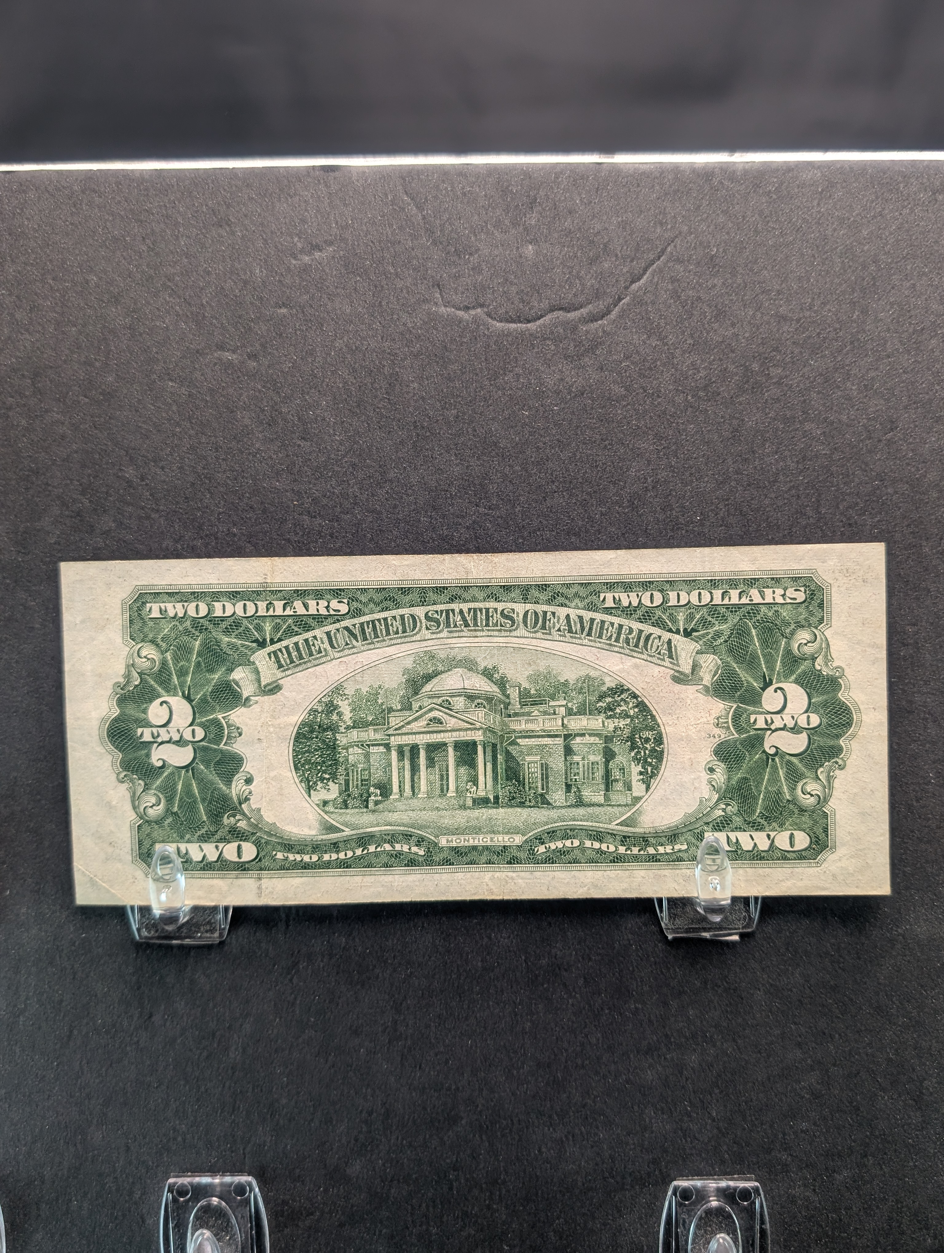 1928 G Series Red Seal $2 Note