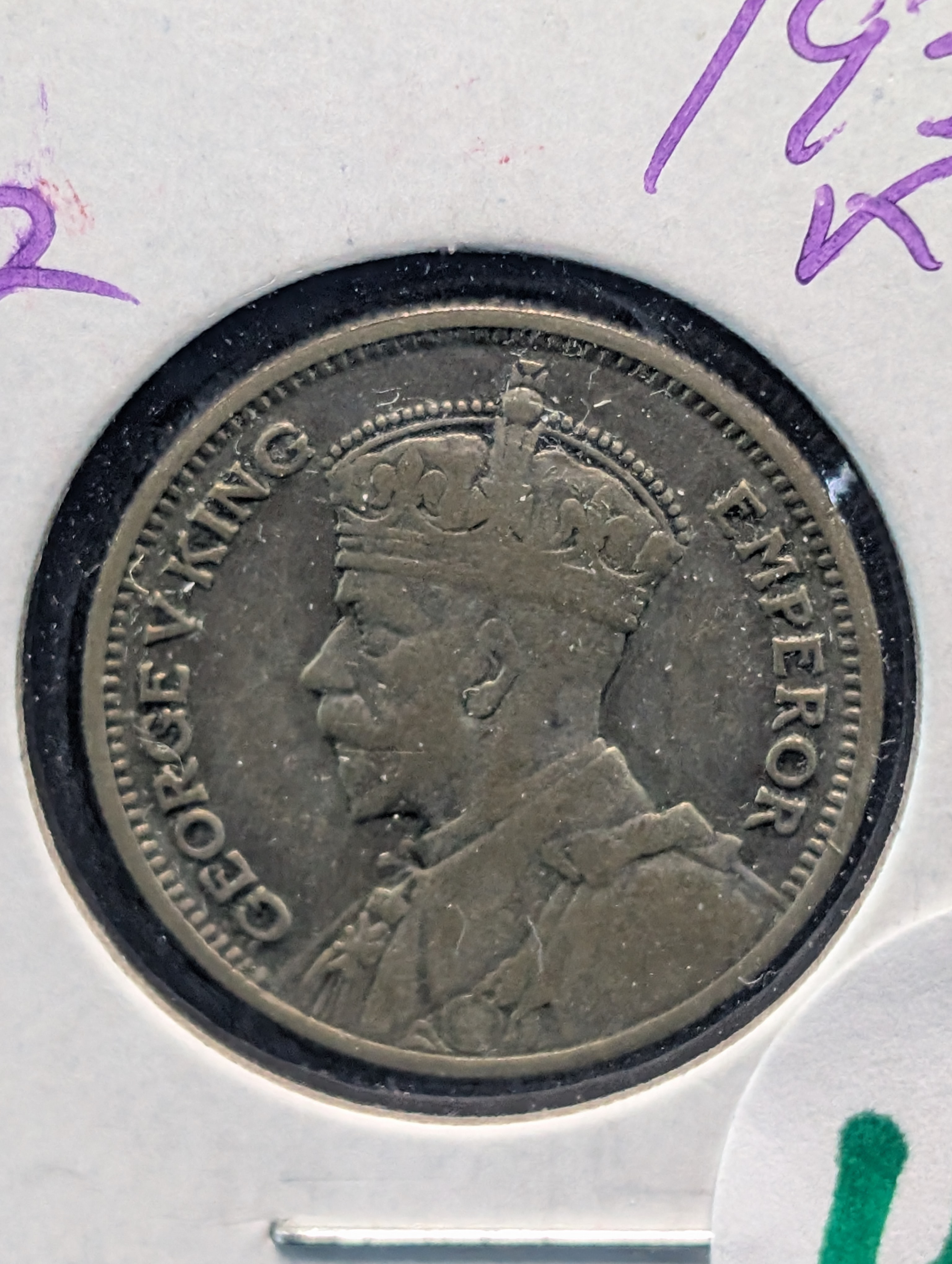 1934 New Zealand Silver 6 Pence