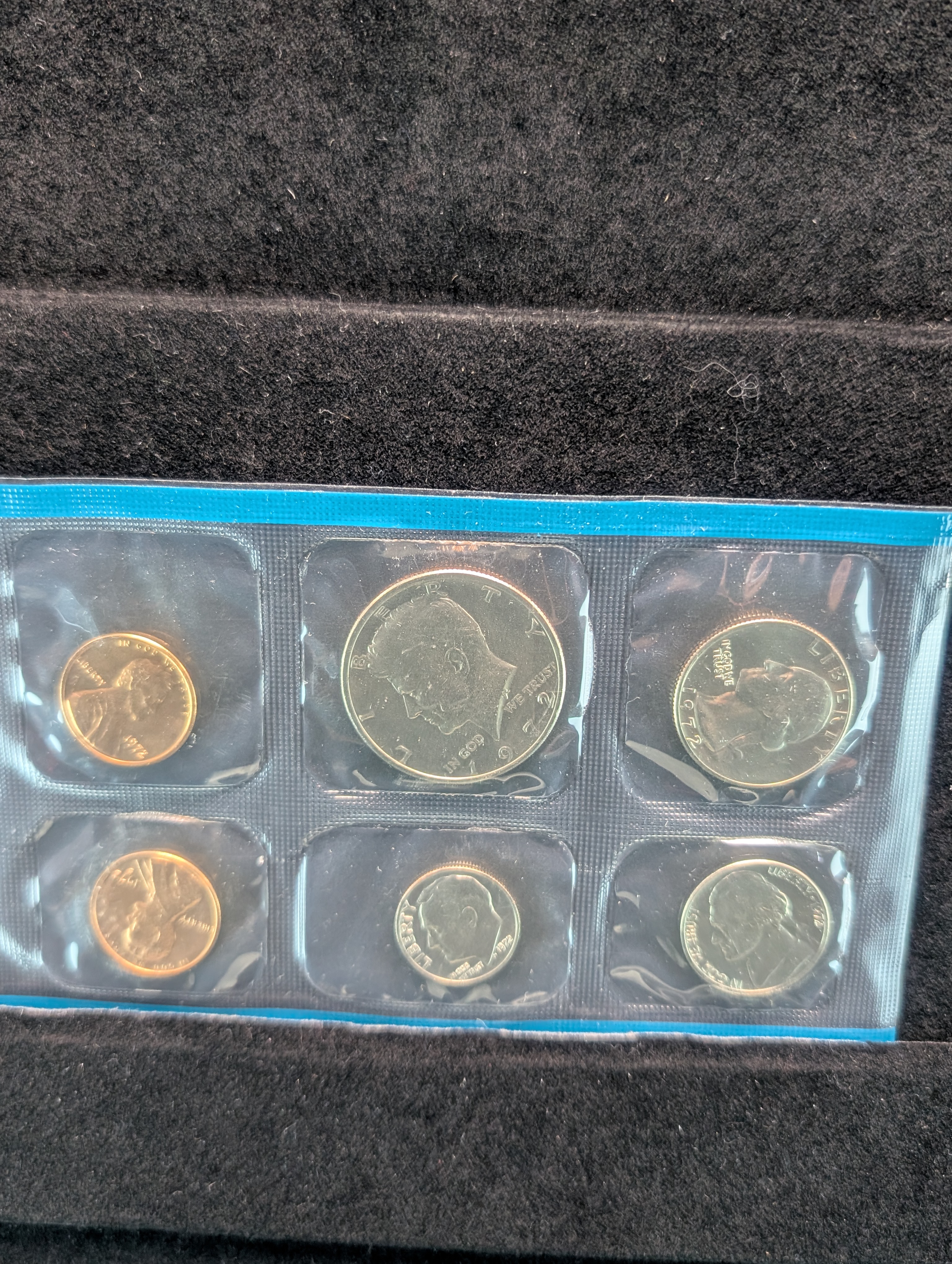 1972-P&D Unc. U.S. Mint Set and 1972-S Lincoln Cent