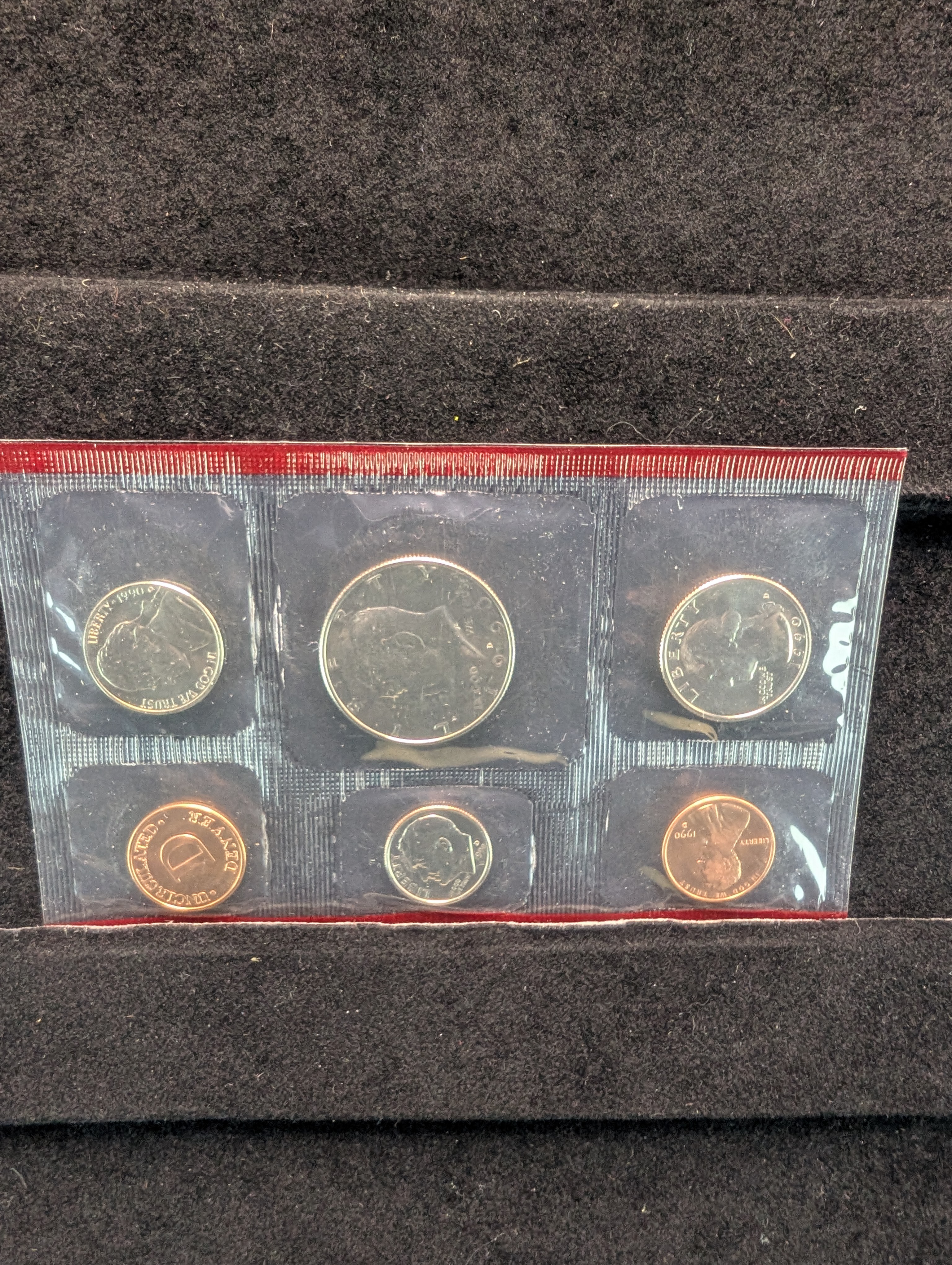 1990-P&D Unc. U.S. Mint Set in OGP w/ COA