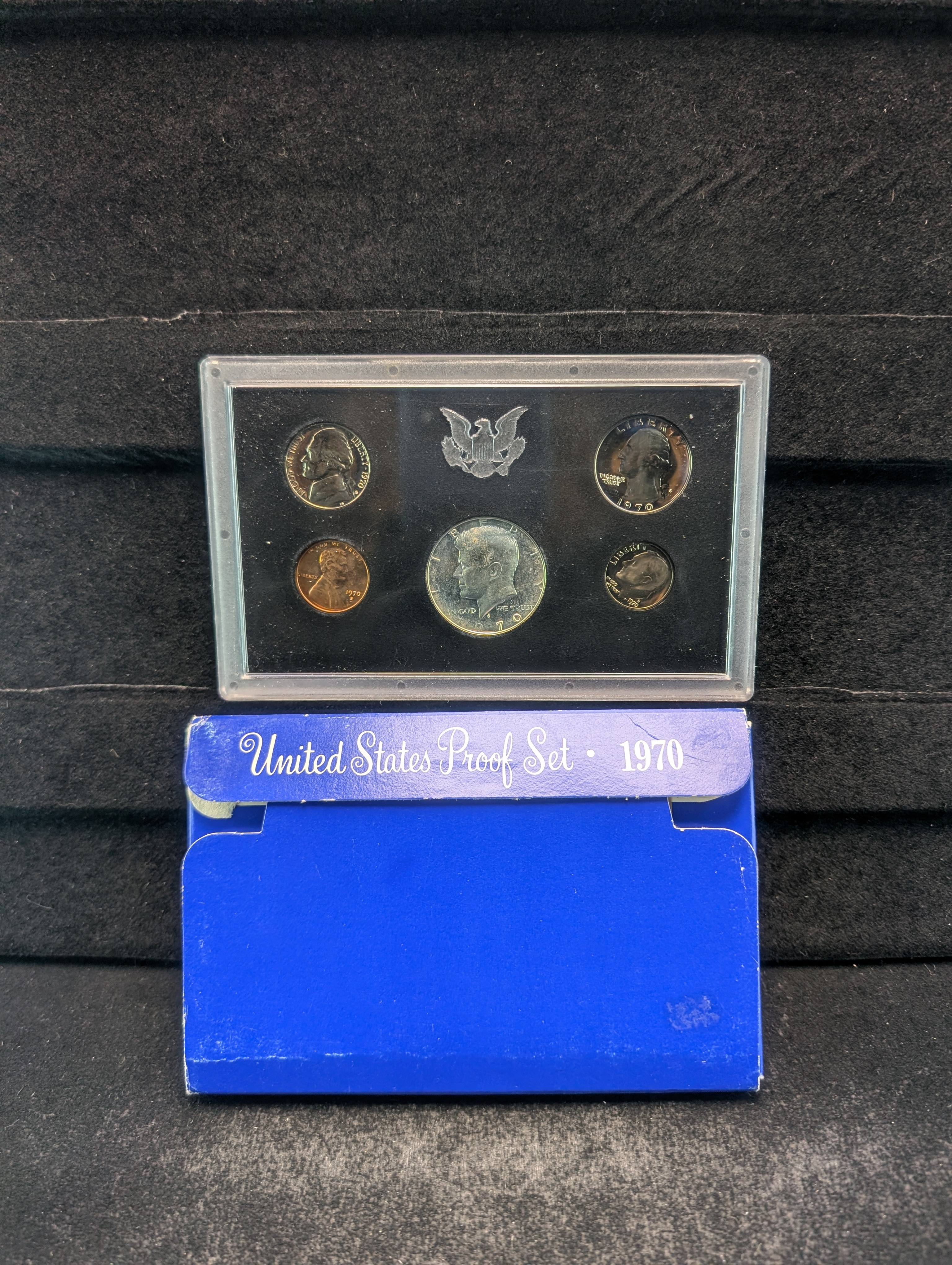 1970-S U.S. Proof Set in OGP - Includes 40% Silver Kennedy Half Dollar