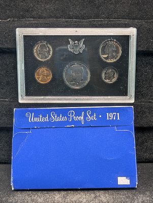 1971-S U.S. Proof Set in OGP Condition PLEASE NOTE Some coins may have a grade on the package 