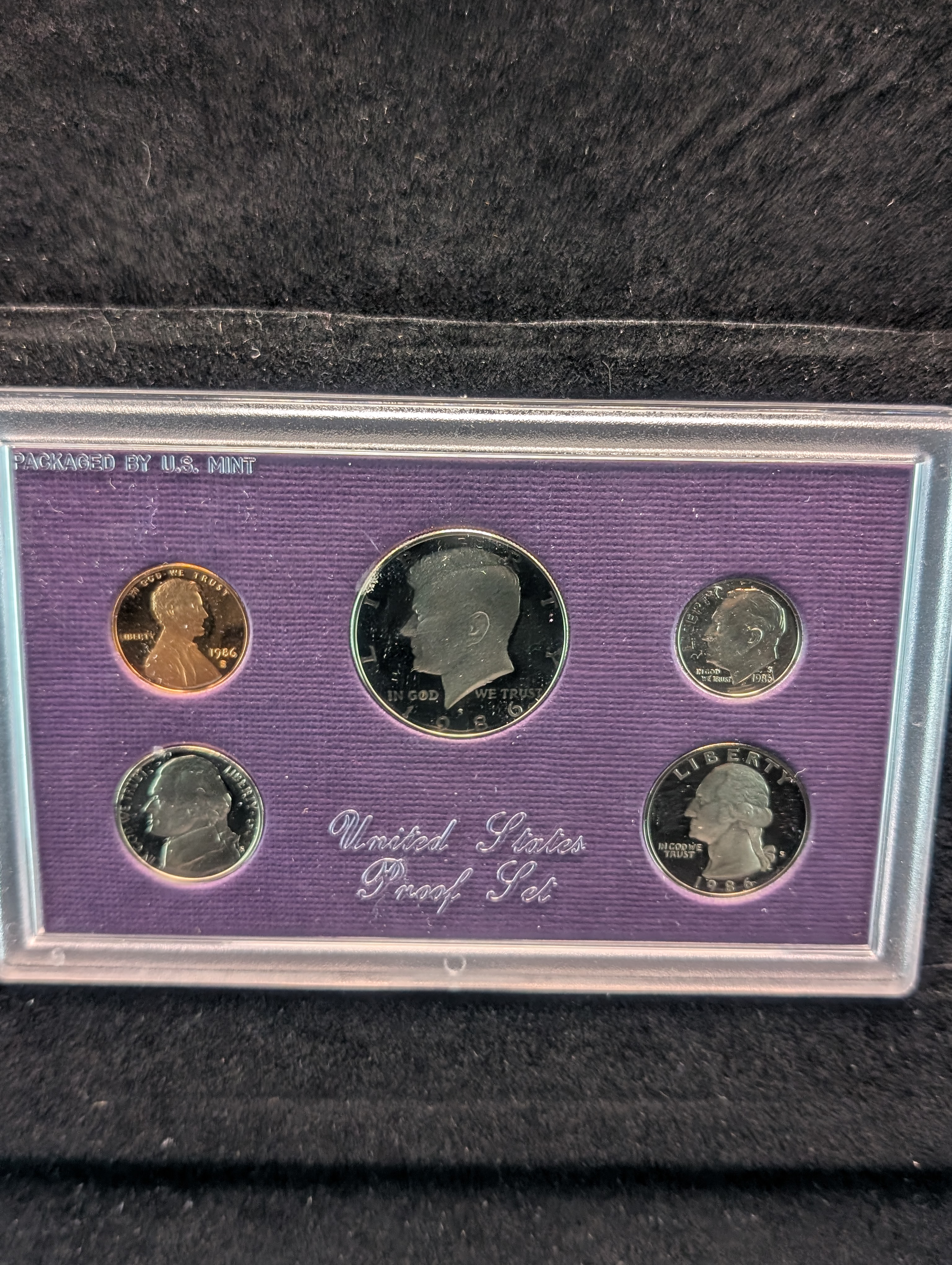 1986-S U.S. Proof Set in OGP w/COA
