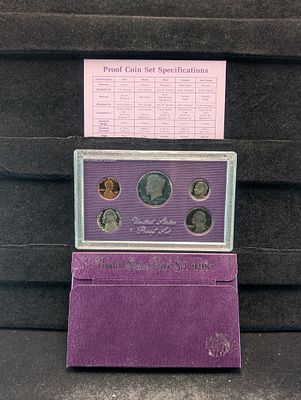 1987-S U.S. Proof Set in OGP w/COA Condition PLEASE NOTE Some coins may have a grade on the 
