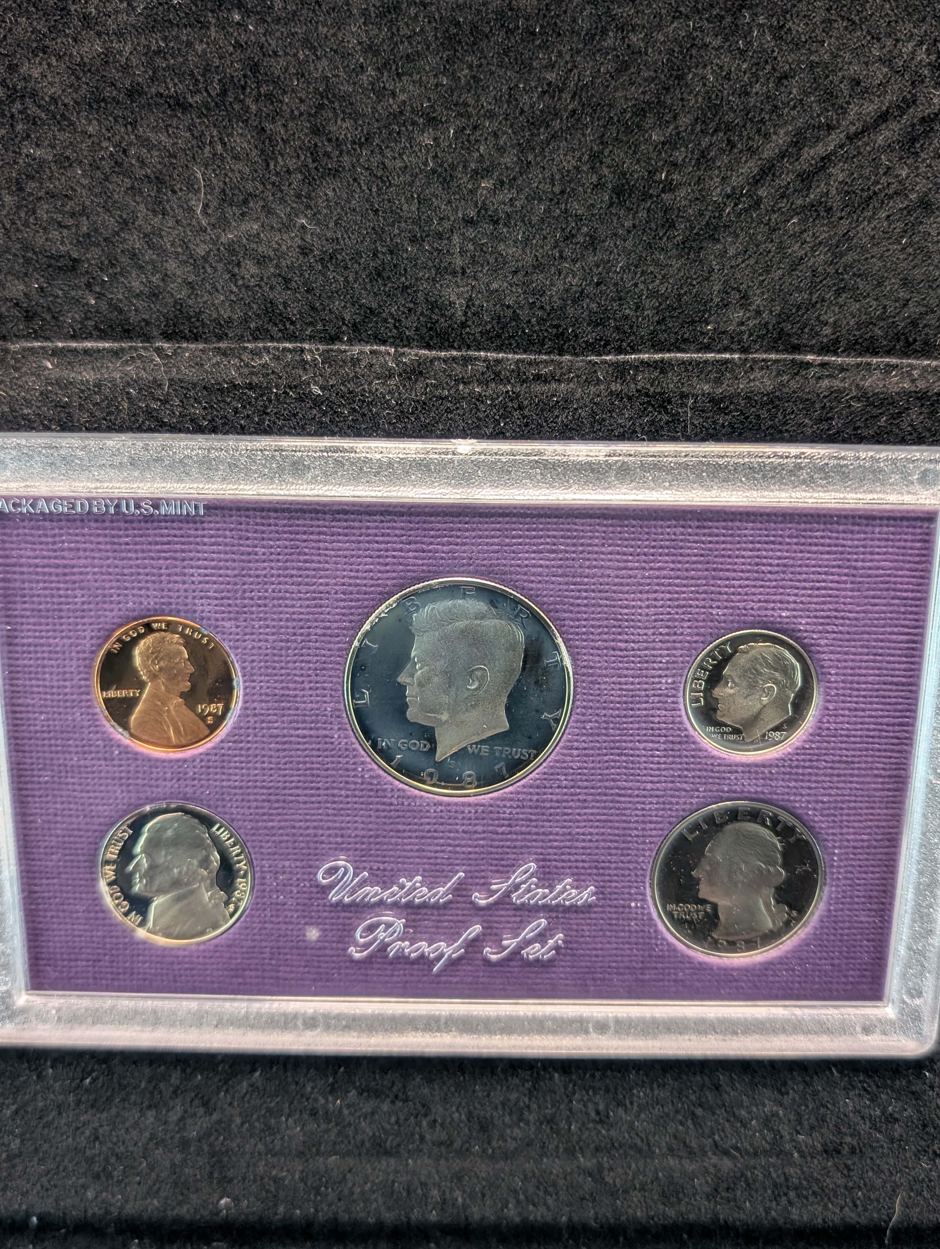 1987-S U.S. Proof Set in OGP w/COA