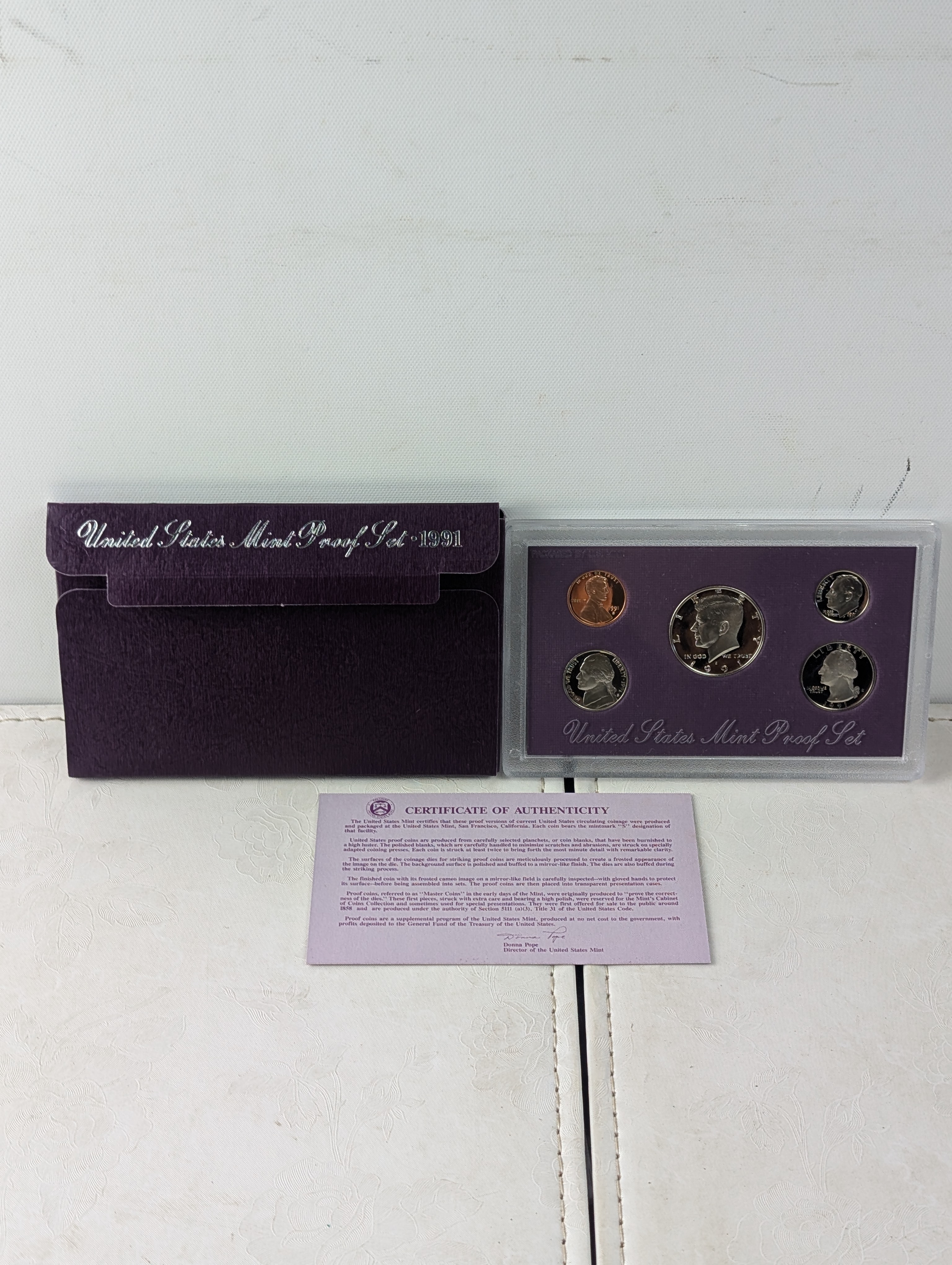 1991-S U.S. Proof Set in OGP w/COA