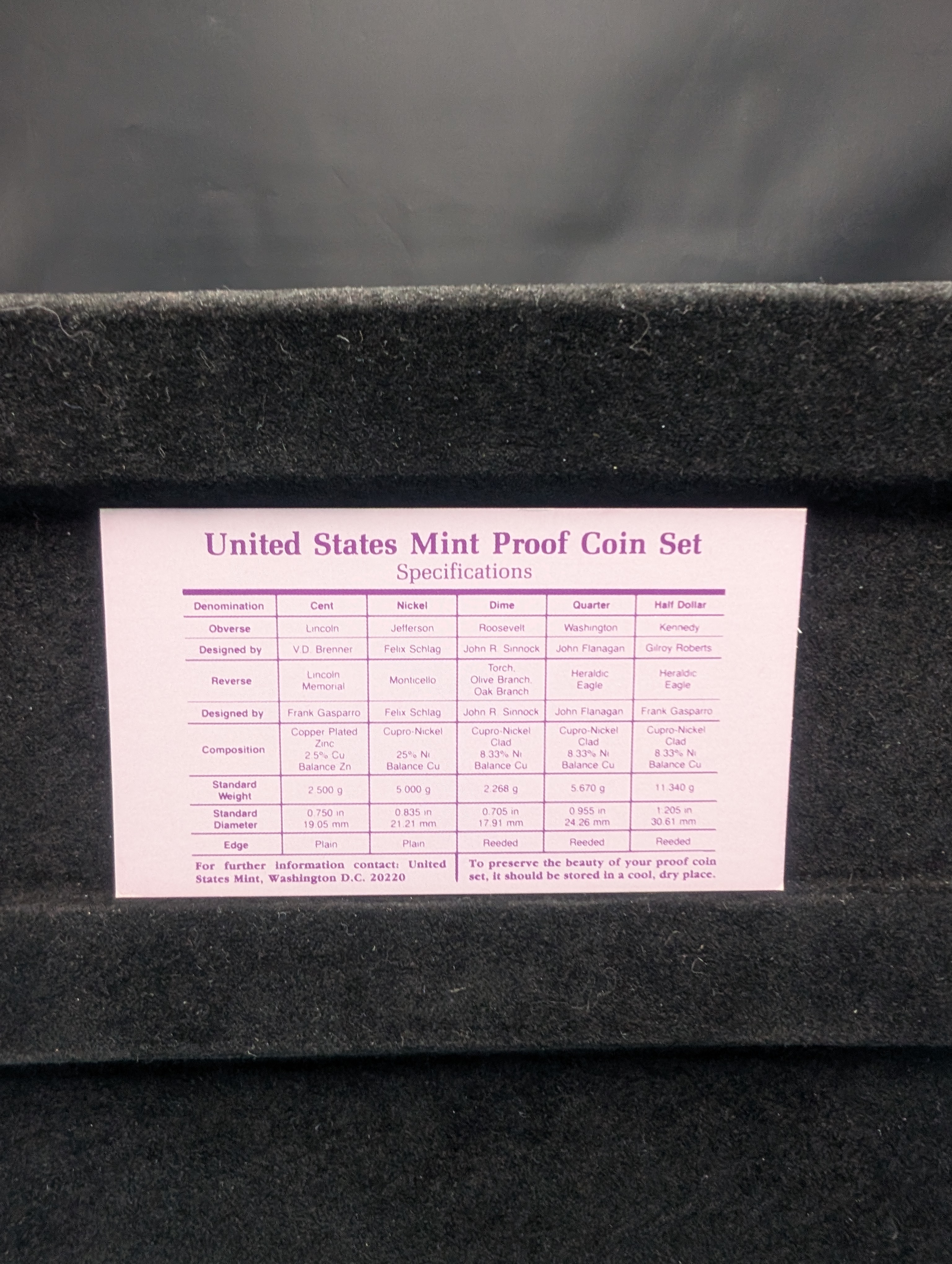 1991-S U.S. Proof Set in OGP w/COA