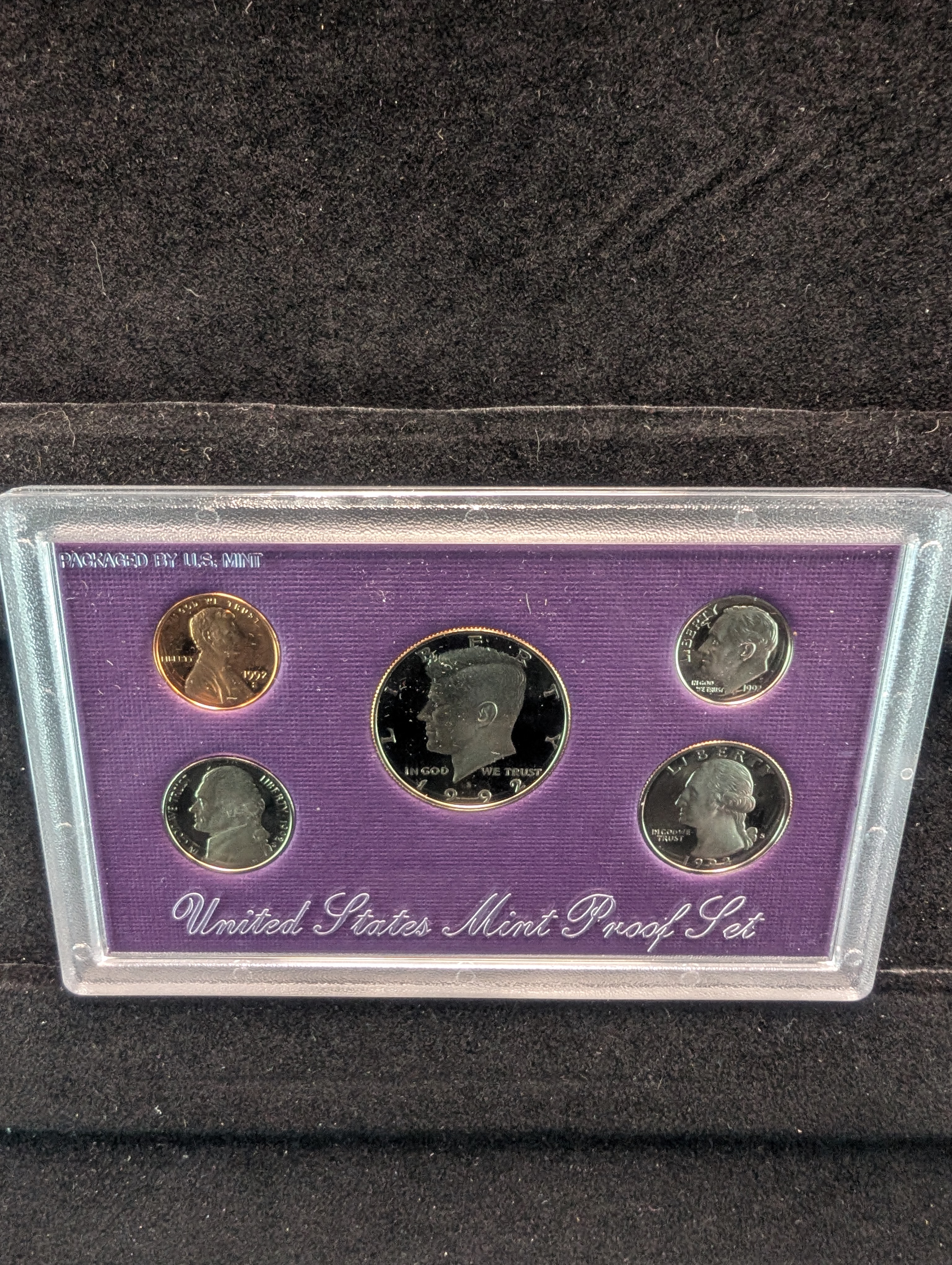1992-S U.S. Proof Set in OGP w/COA