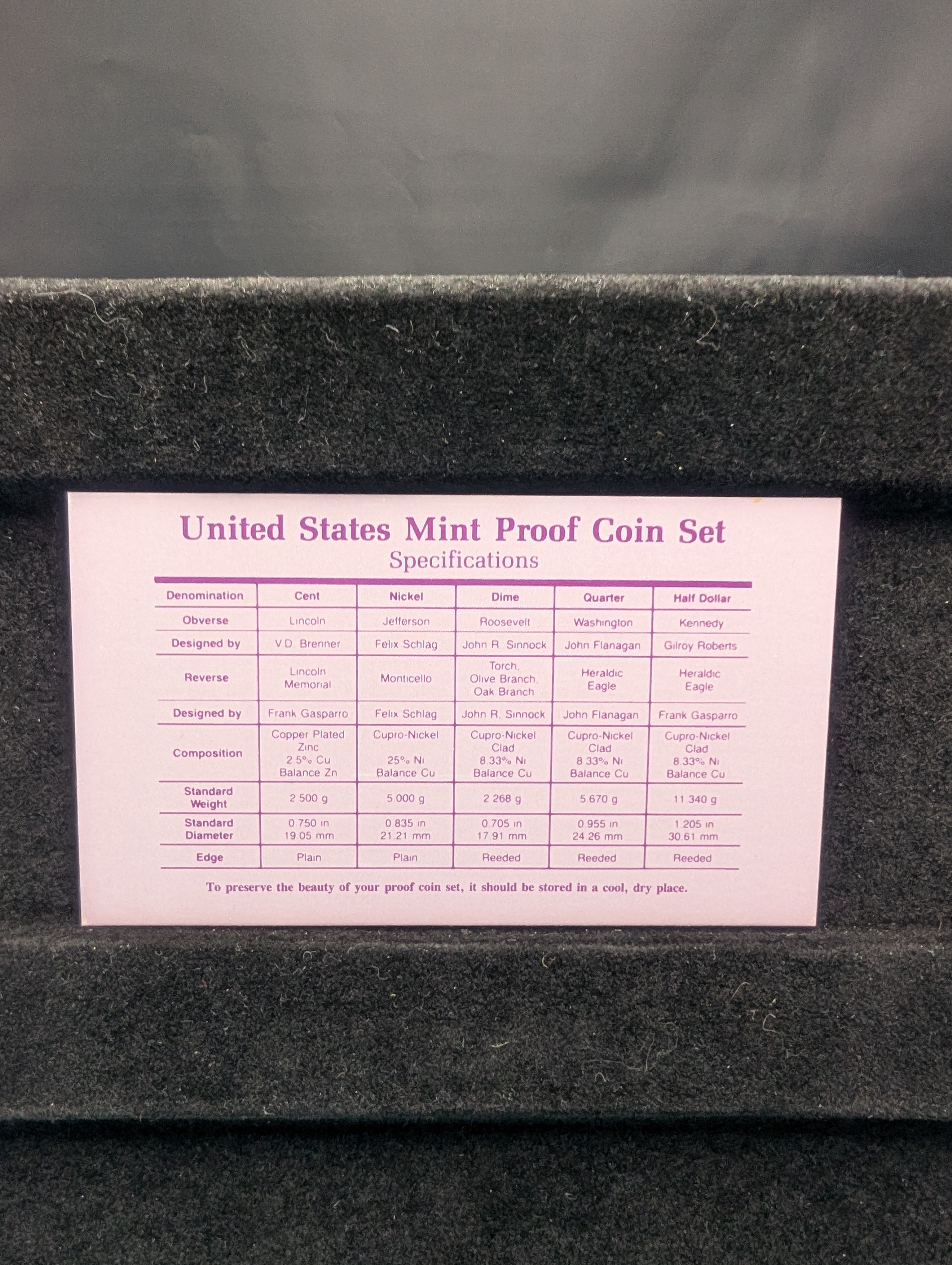 1992-S U.S. Proof Set in OGP w/COA