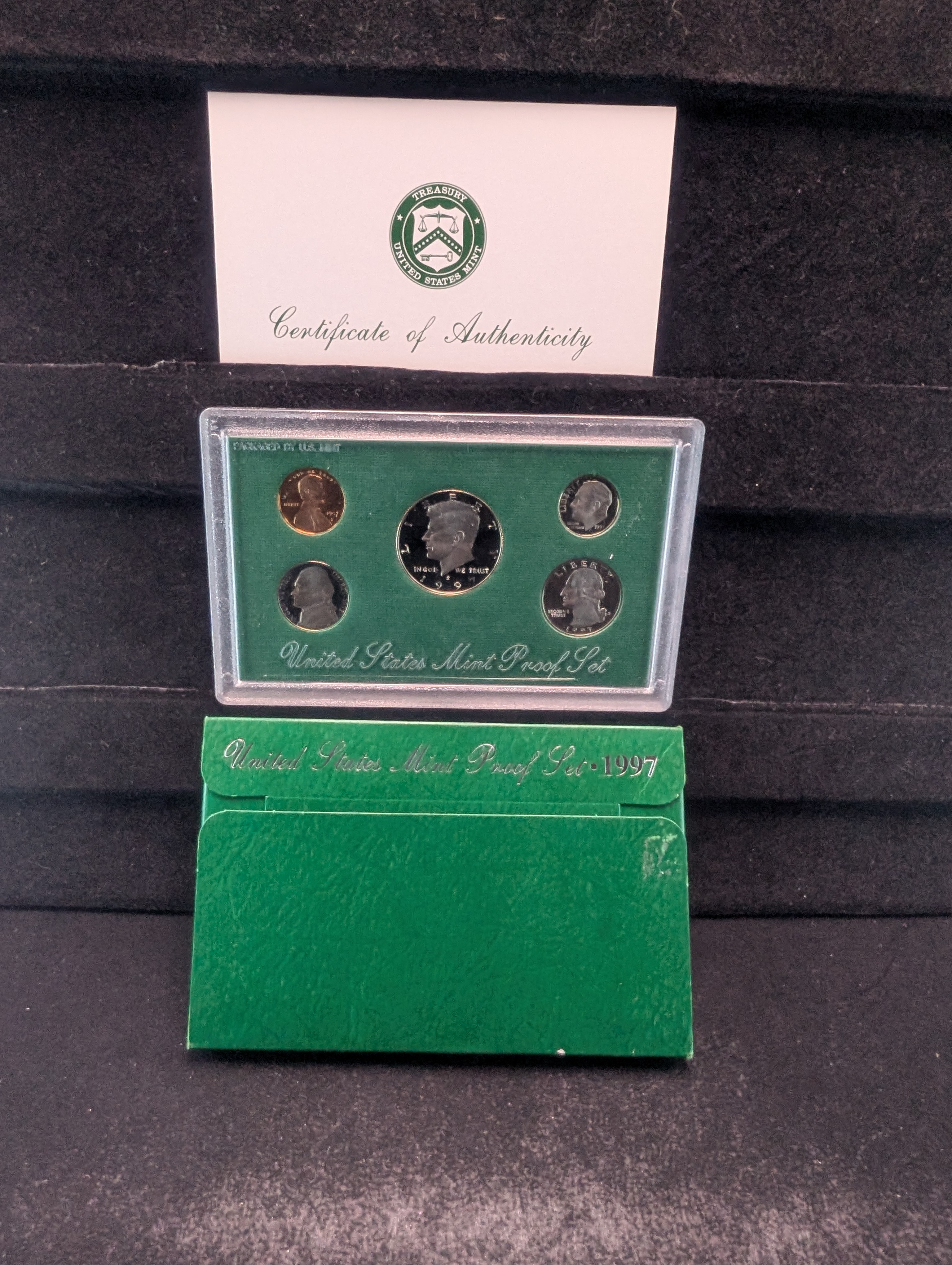 1997-S U.S. Proof Set in OGP w/COA