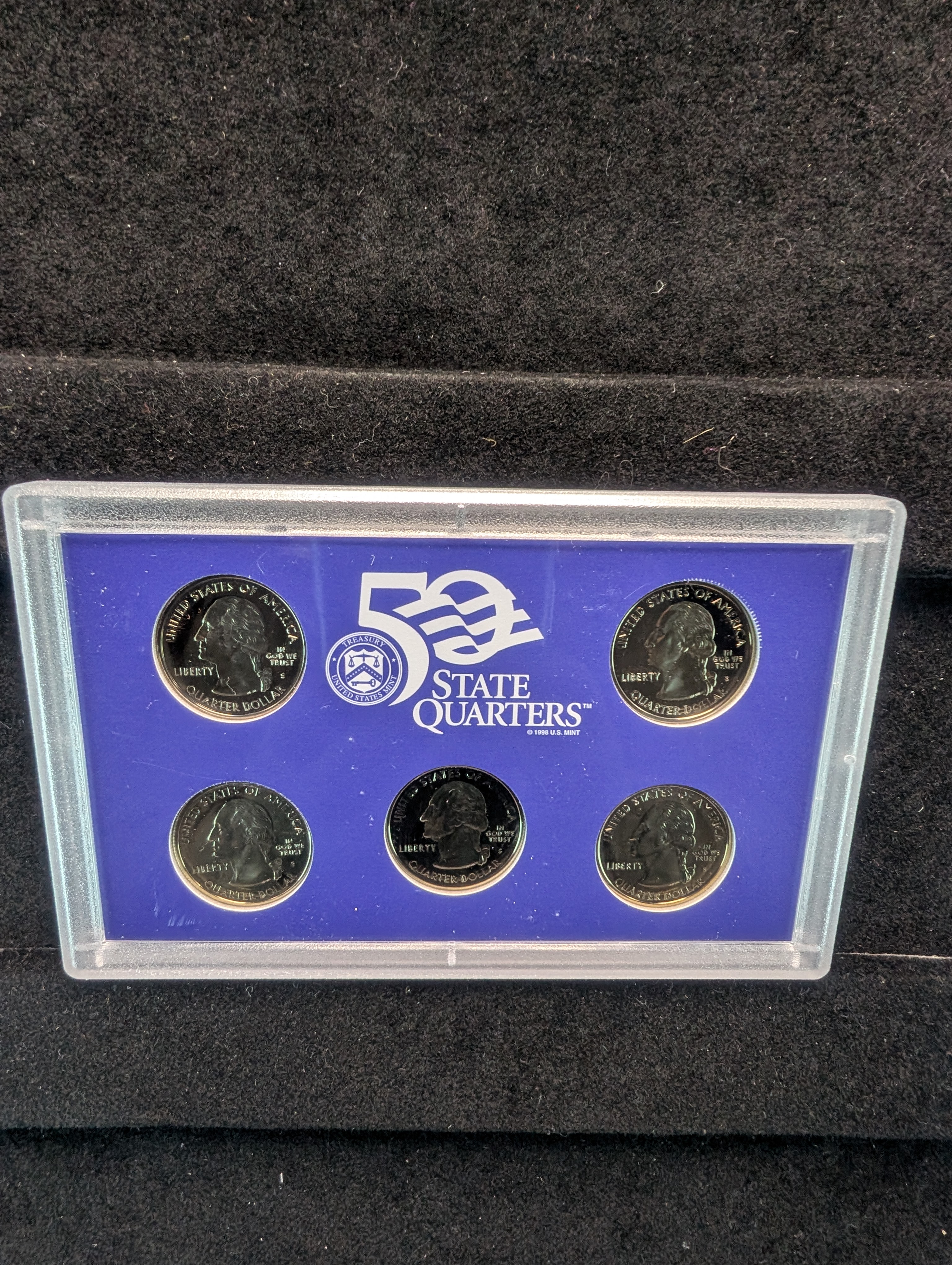 2000-S U.S Mint Proof Set with State Quarters in OGP w/ COA