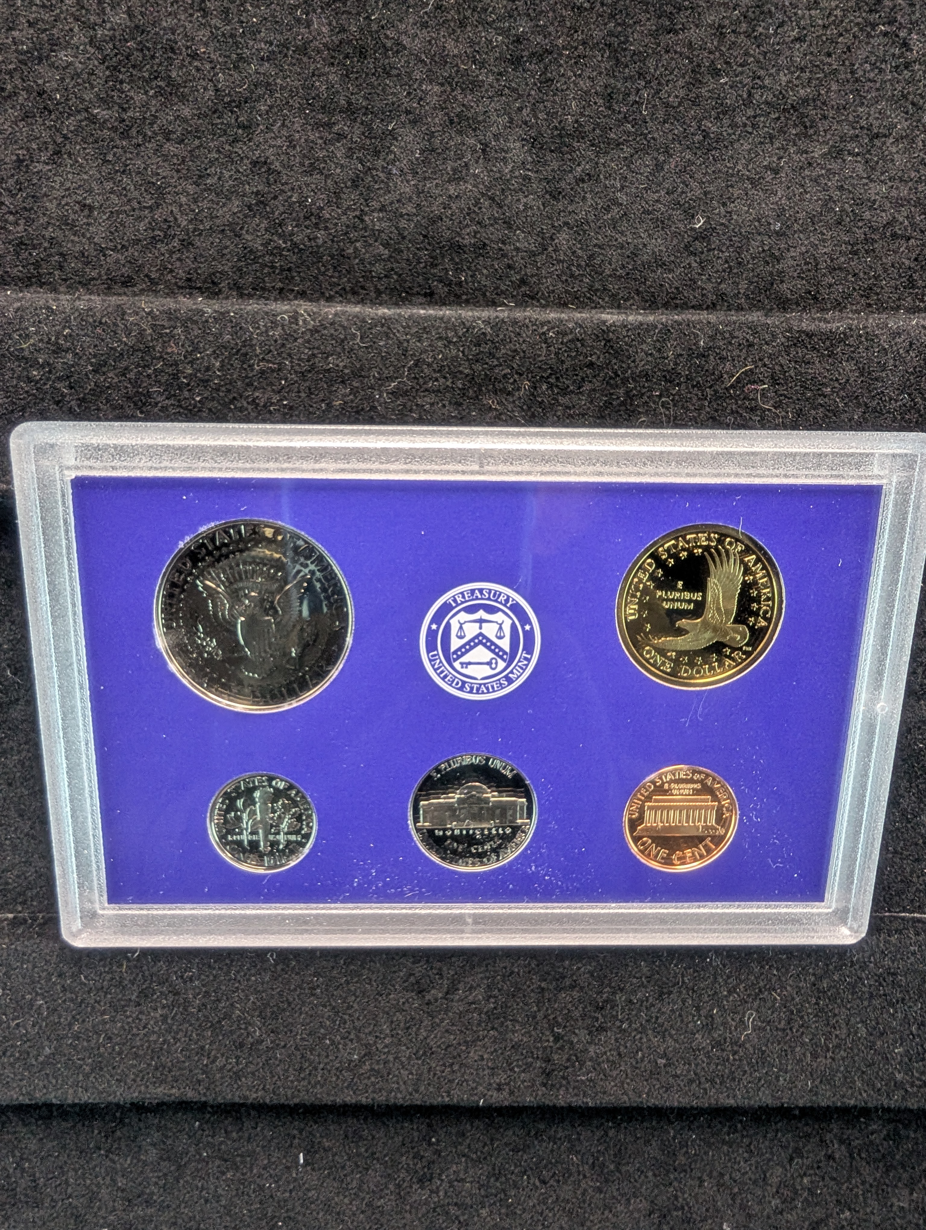2001-S U.S Mint Proof Set with State Quarters in OGP w/ COA