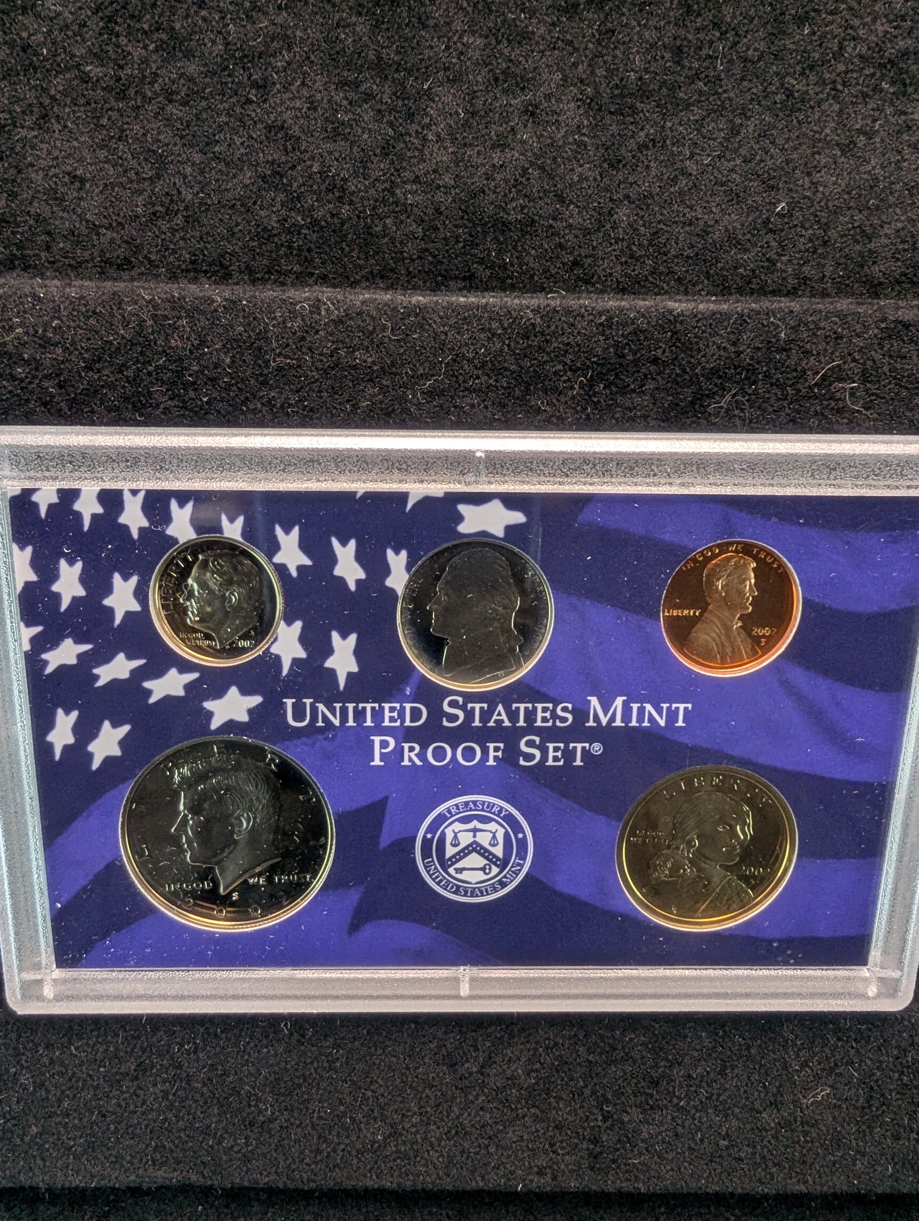 2002-S U.S Mint Proof Set with State Quarters in OGP w/ COA