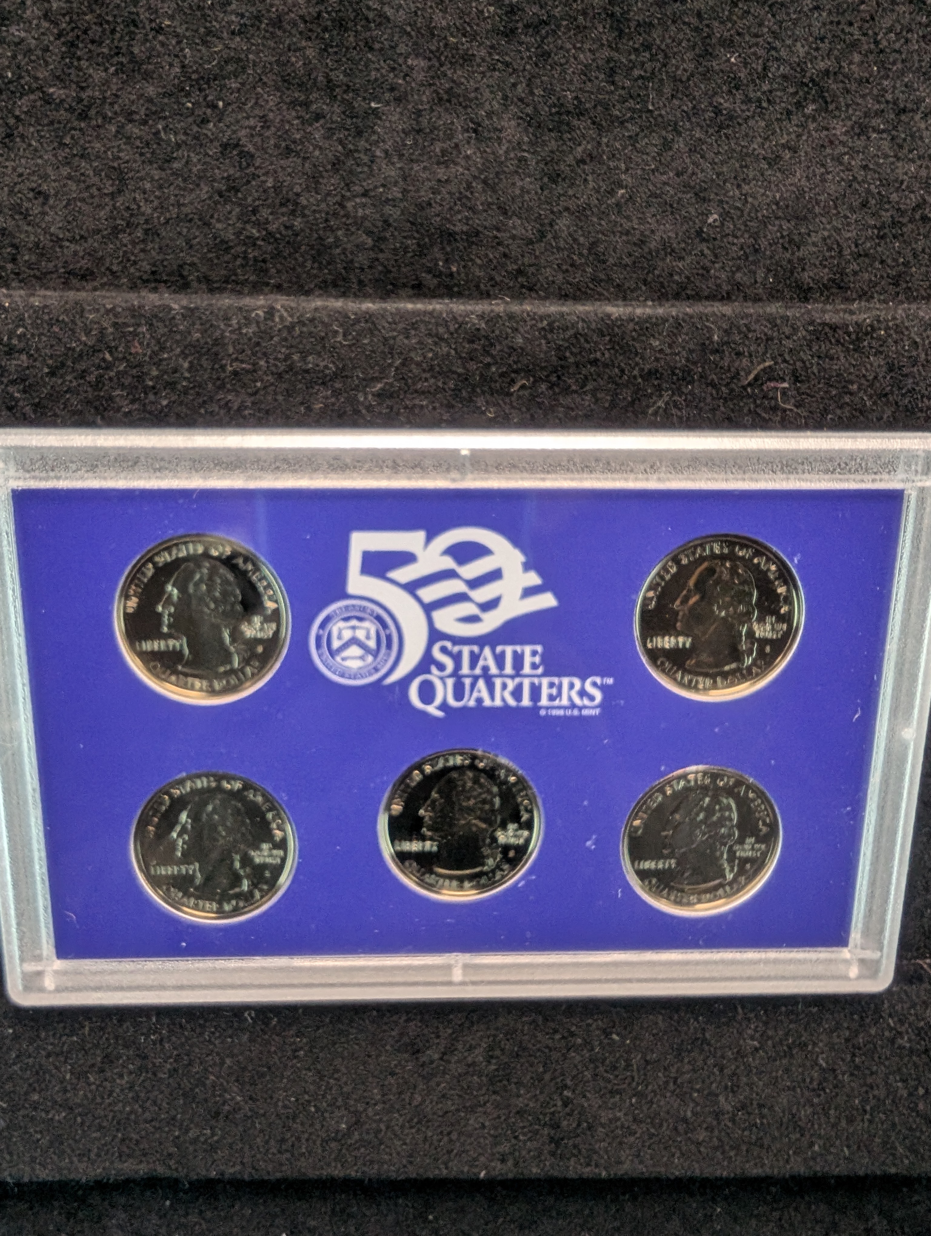 2002-S U.S Mint Proof Set with State Quarters in OGP w/ COA