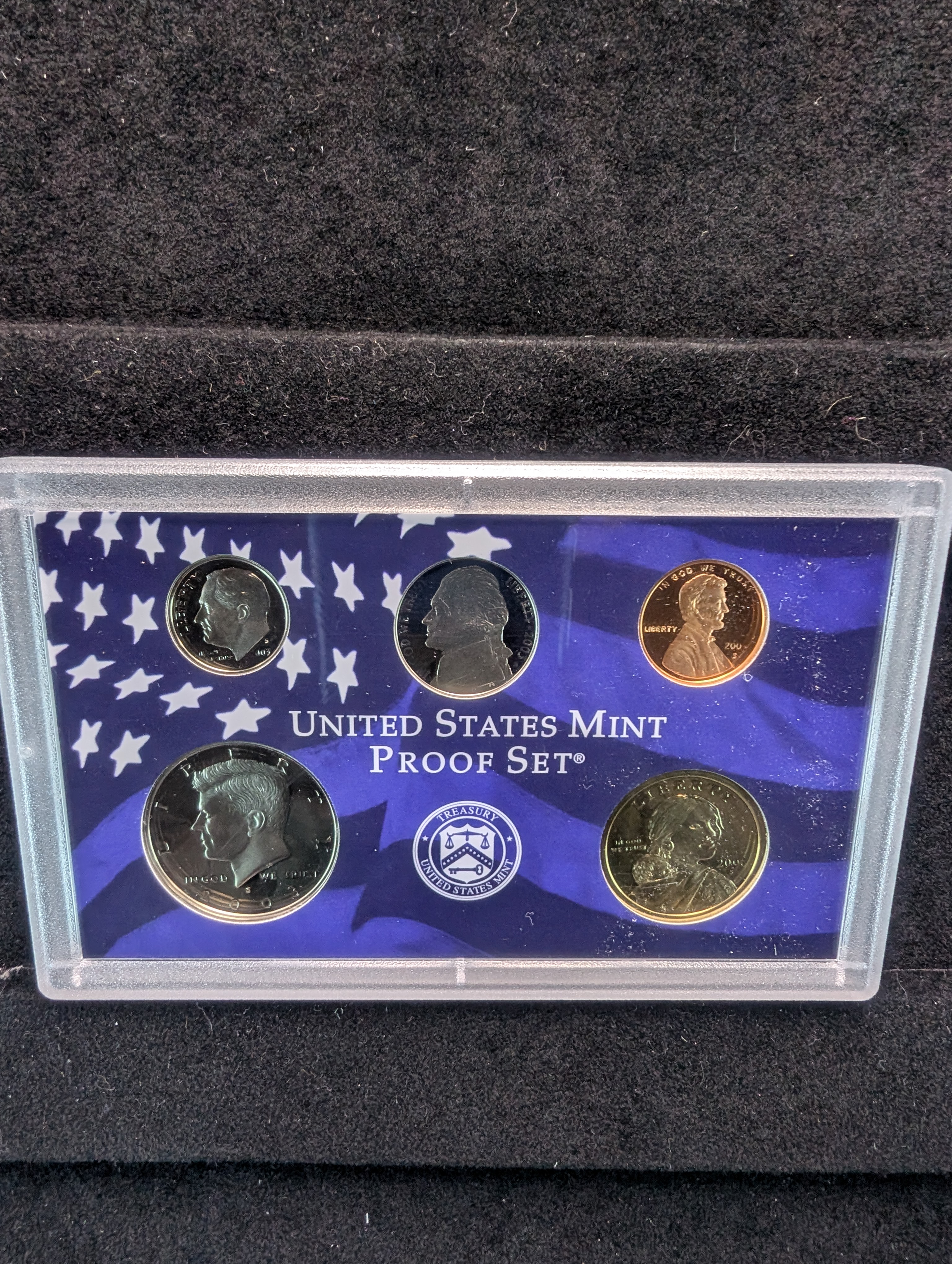 2003-S U.S Mint Proof Set with State Quarters in OGP w/ COA