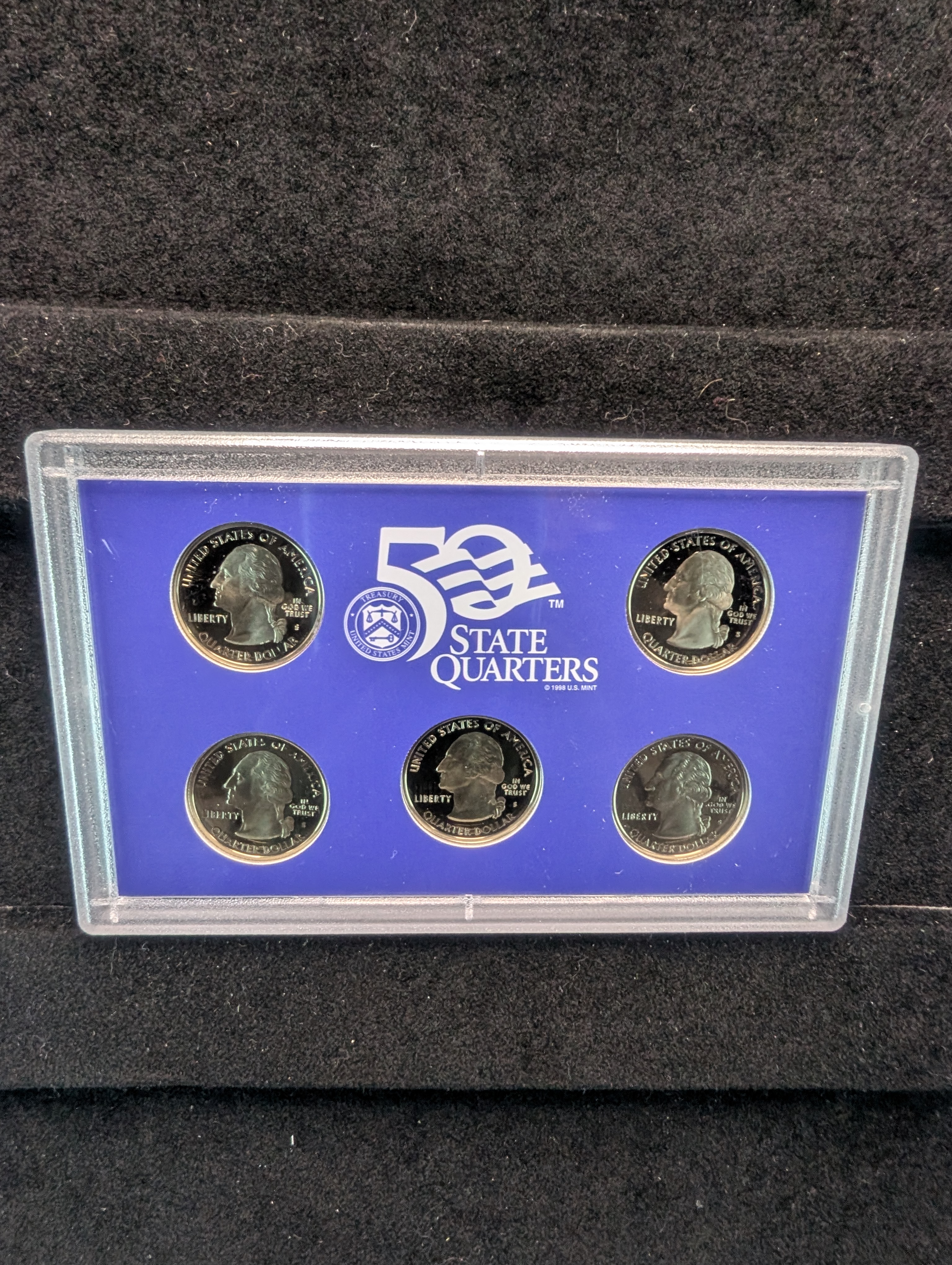 2003-S U.S Mint Proof Set with State Quarters in OGP w/ COA