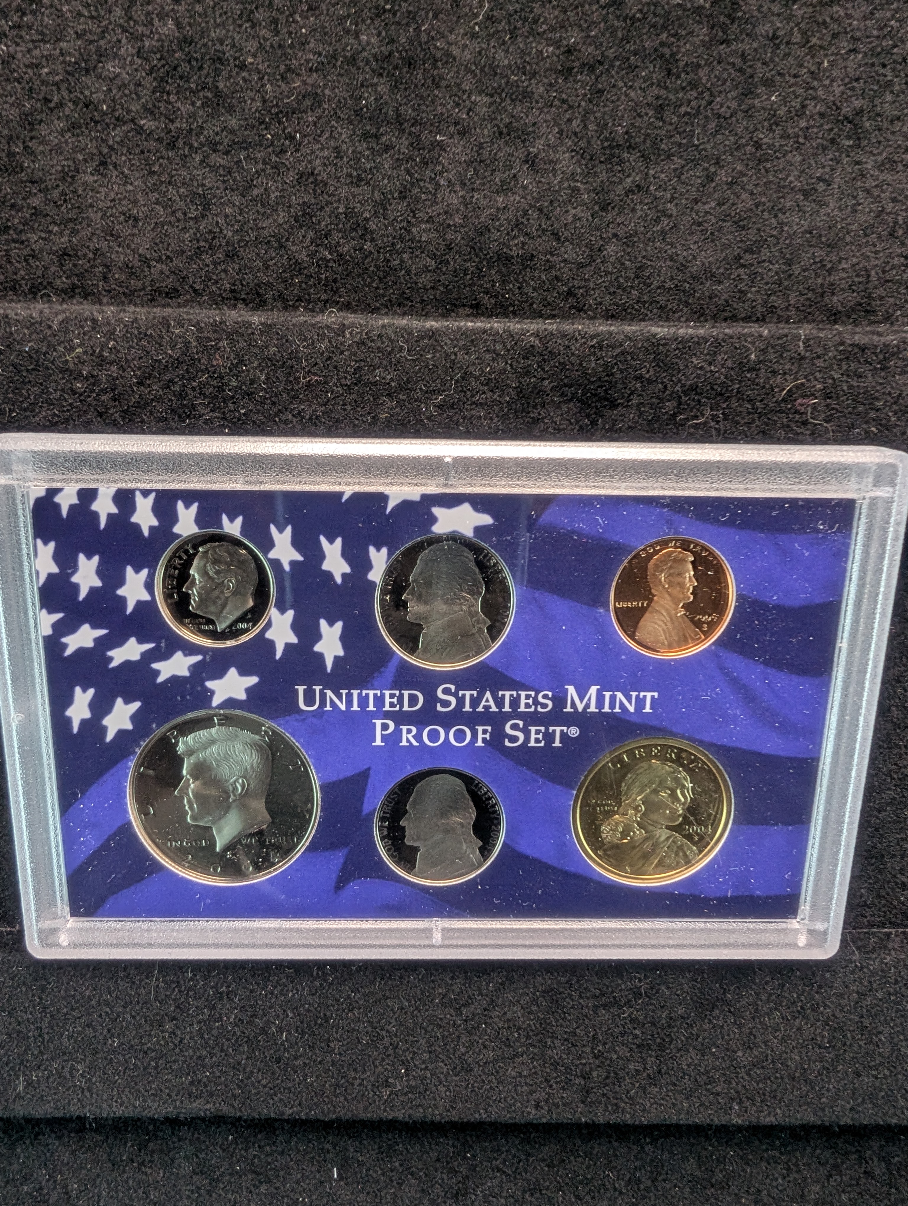 2004-S U.S Mint Proof Set with State Quarters in OGP w/ COA