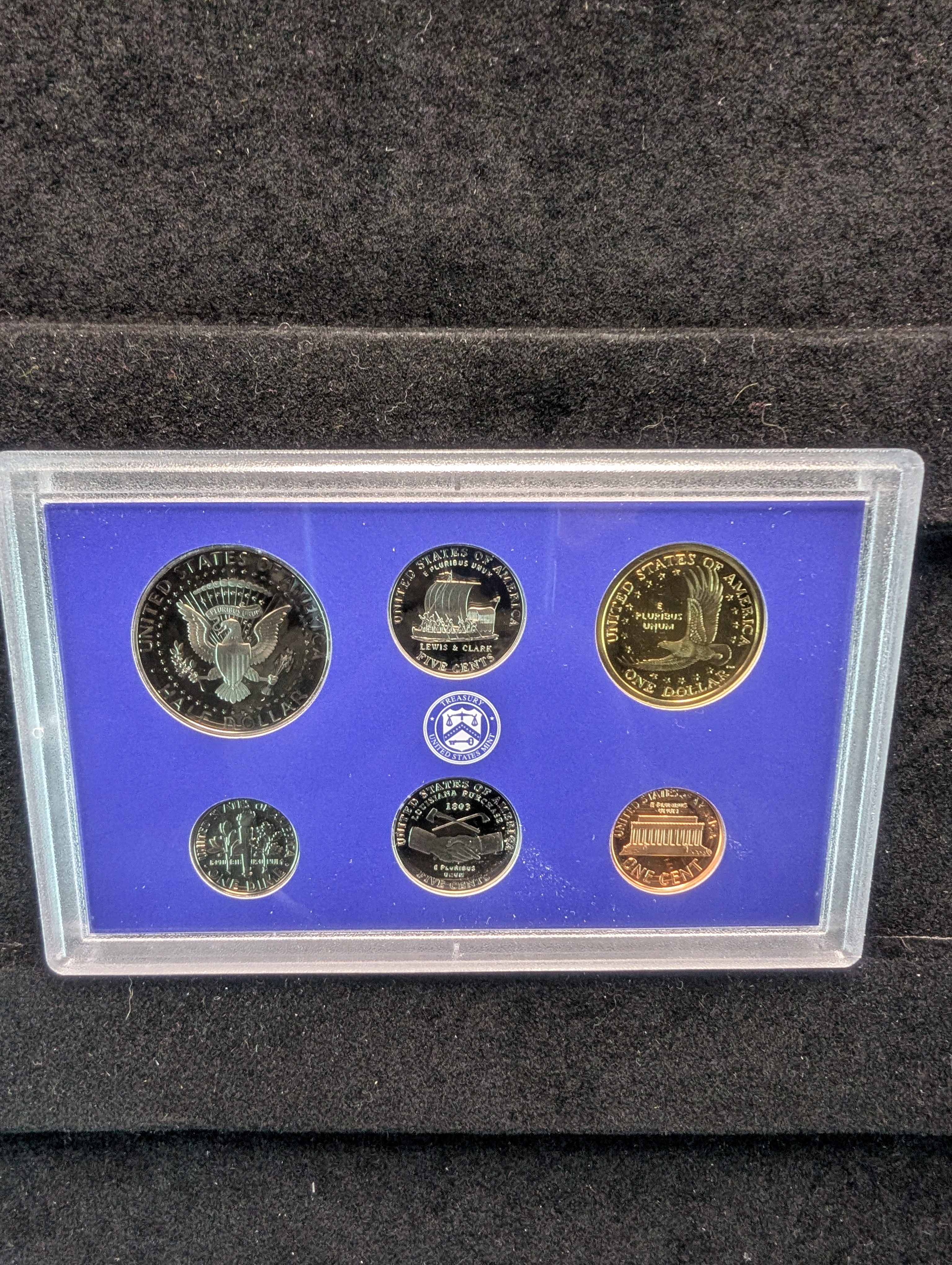 2004-S U.S Mint Proof Set with State Quarters in OGP w/ COA