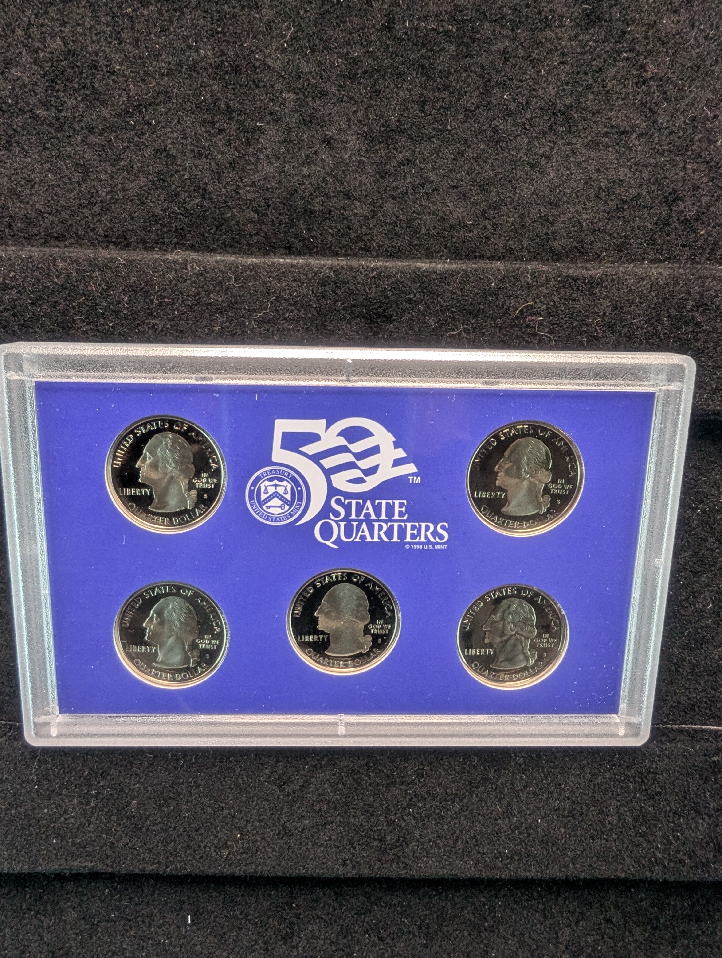 2004-S U.S Mint Proof Set with State Quarters in OGP w/ COA