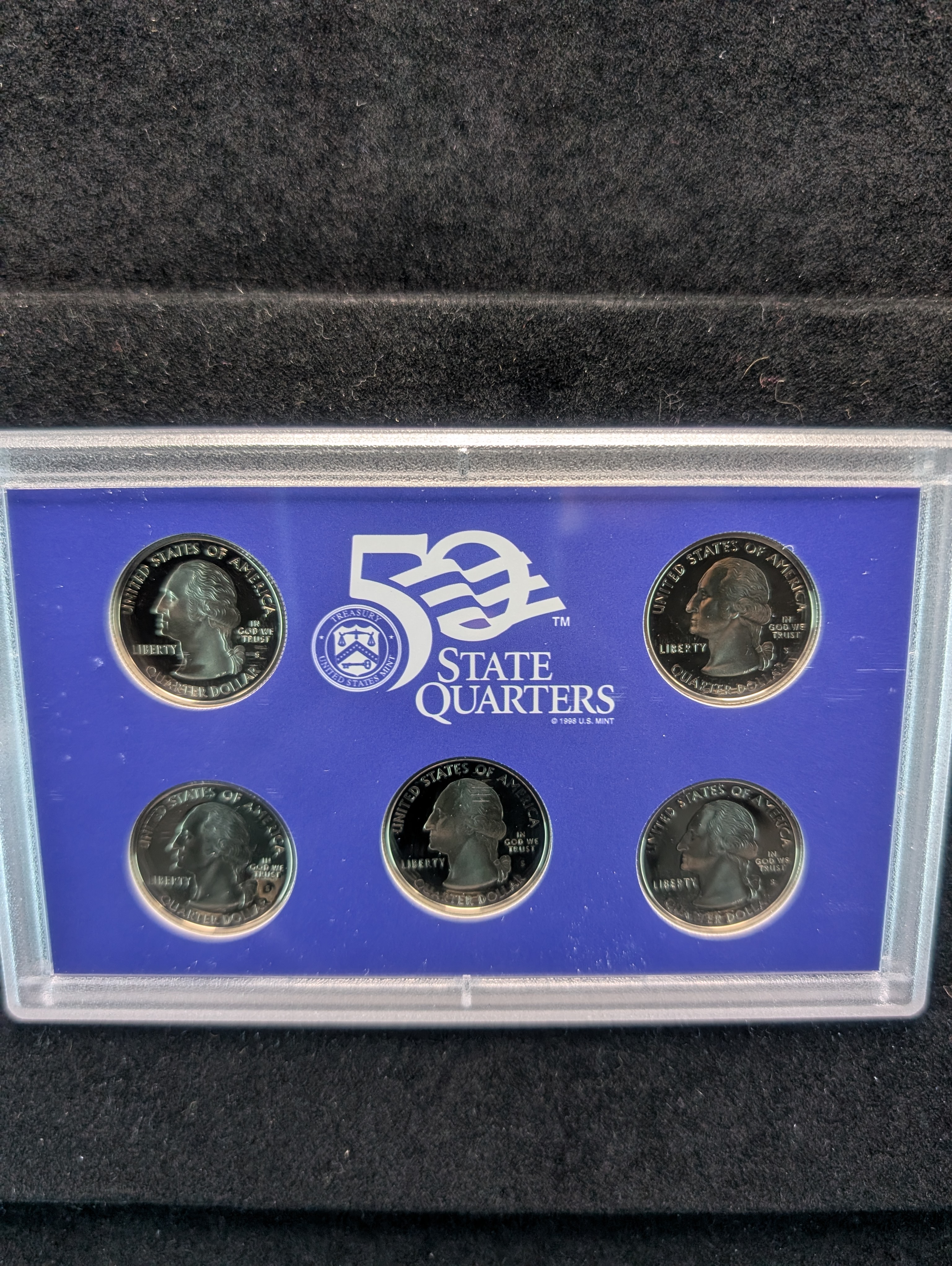 2005-S U.S Mint Proof Set with State Quarters in OGP w/ COA